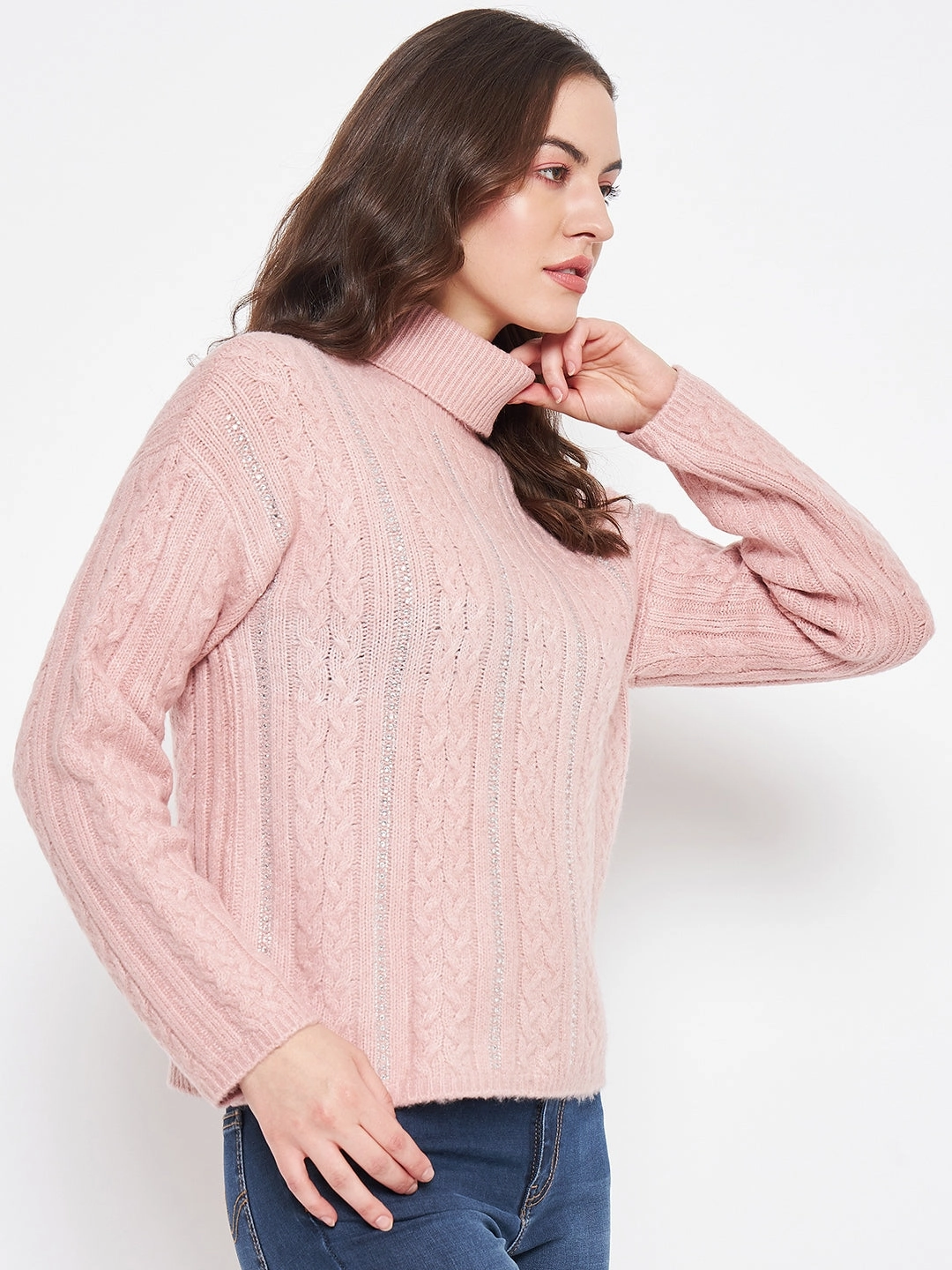 Madame Peach Sweater Comfortable apparel