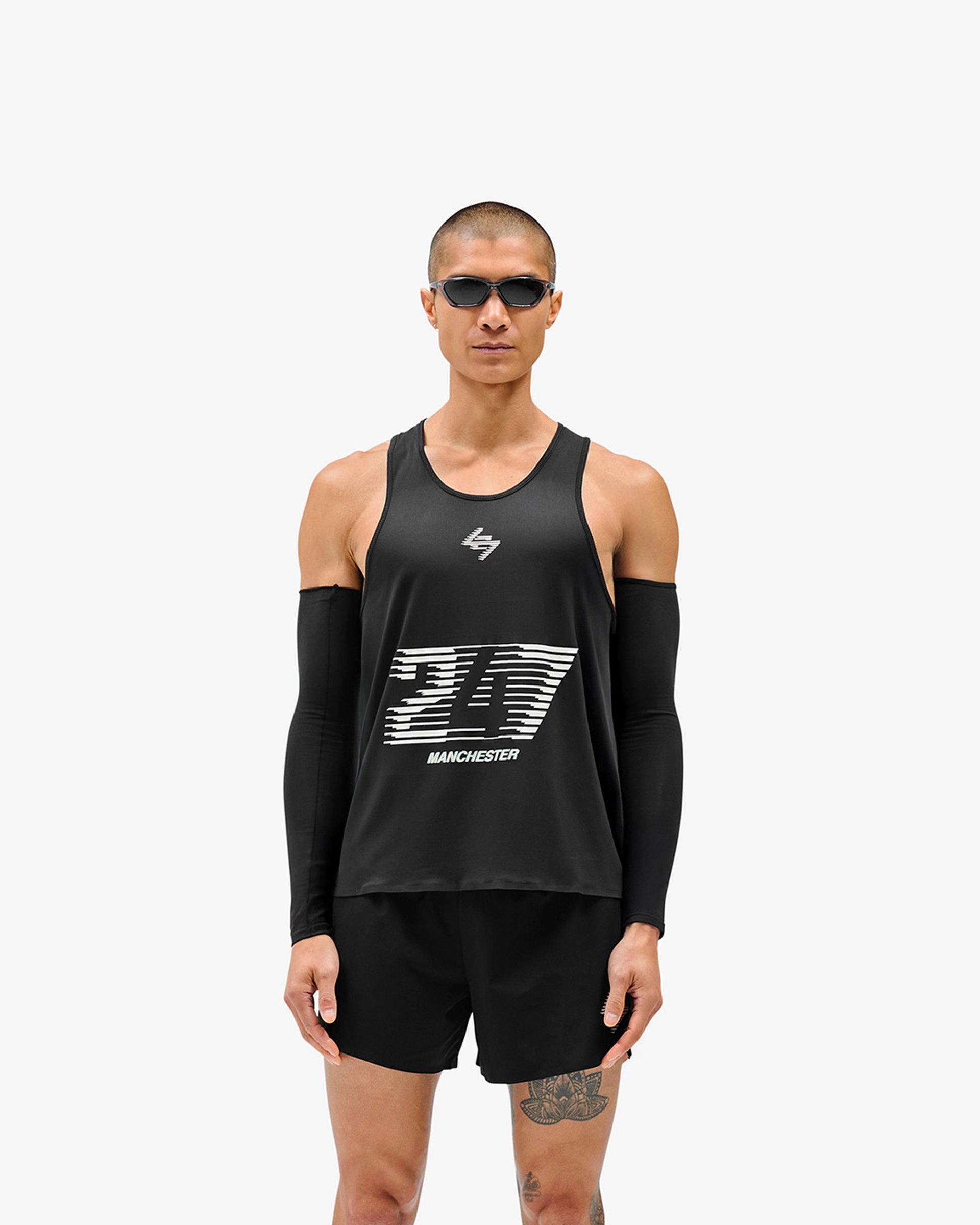 Biodegradable Options 247 Manchester Singlet - Black