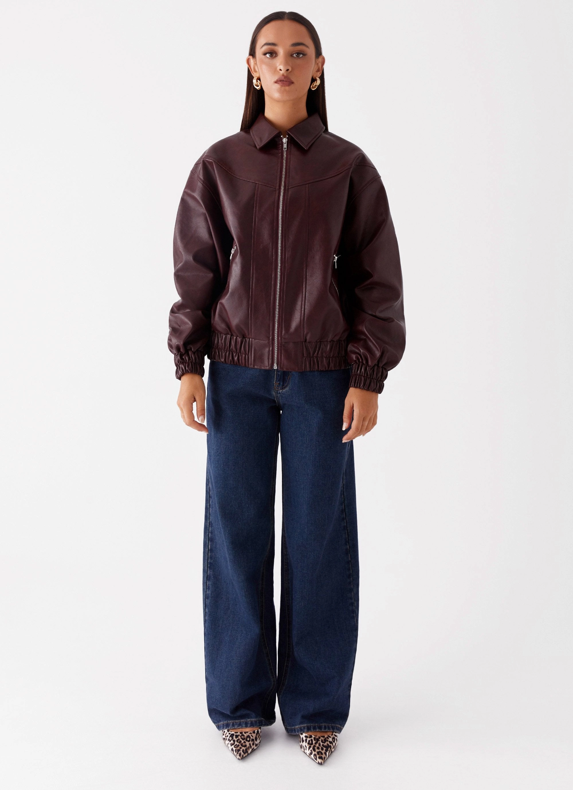 Holland Bomber Jacket - Wine waterproof construction Thermal Insulation
