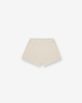 Quick Access Pockets kids wear Initial Washed Shorts - Storm