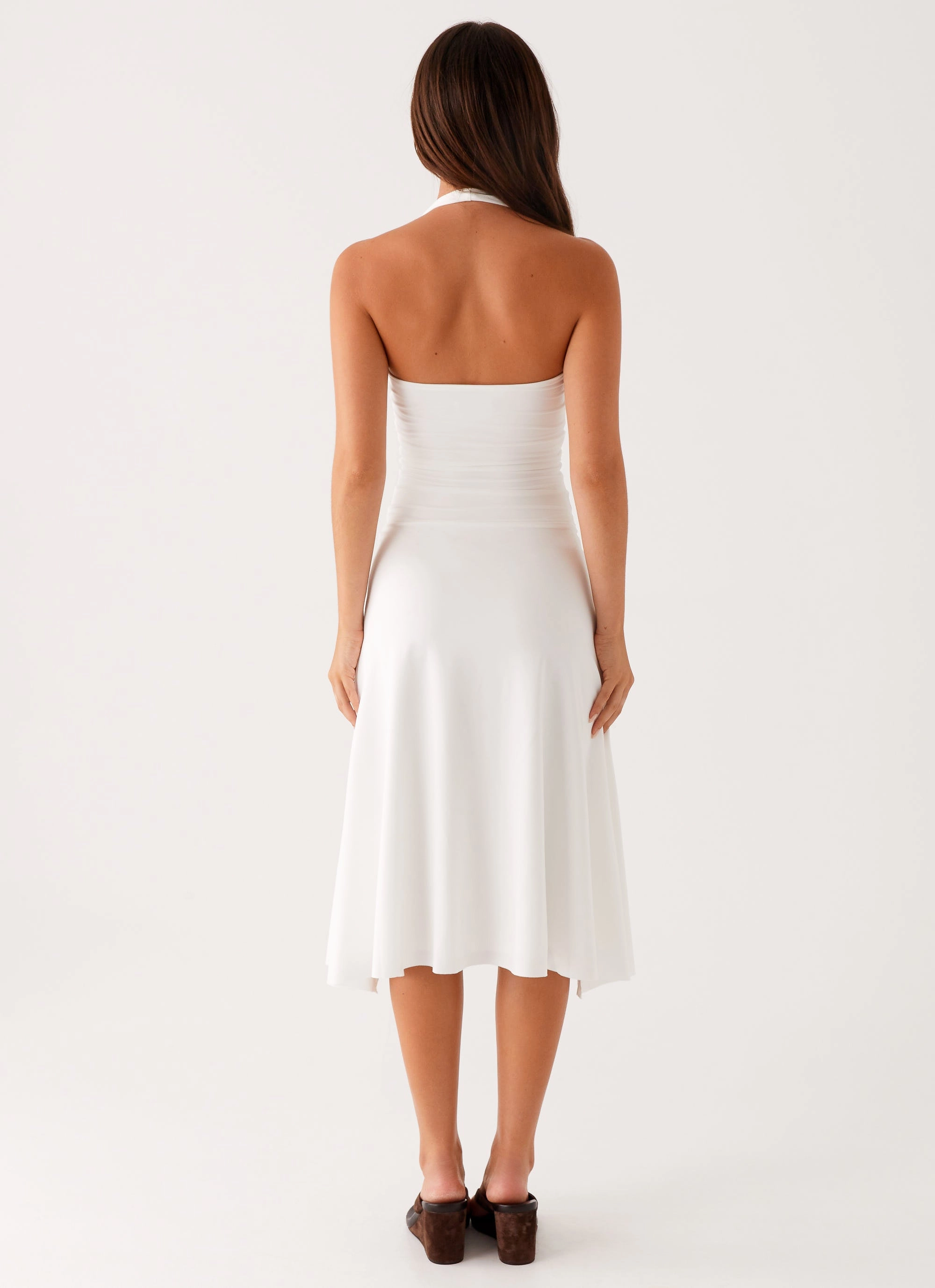 Stylish Appeal Perfect Wear Klyne Midi Dress - Ivory