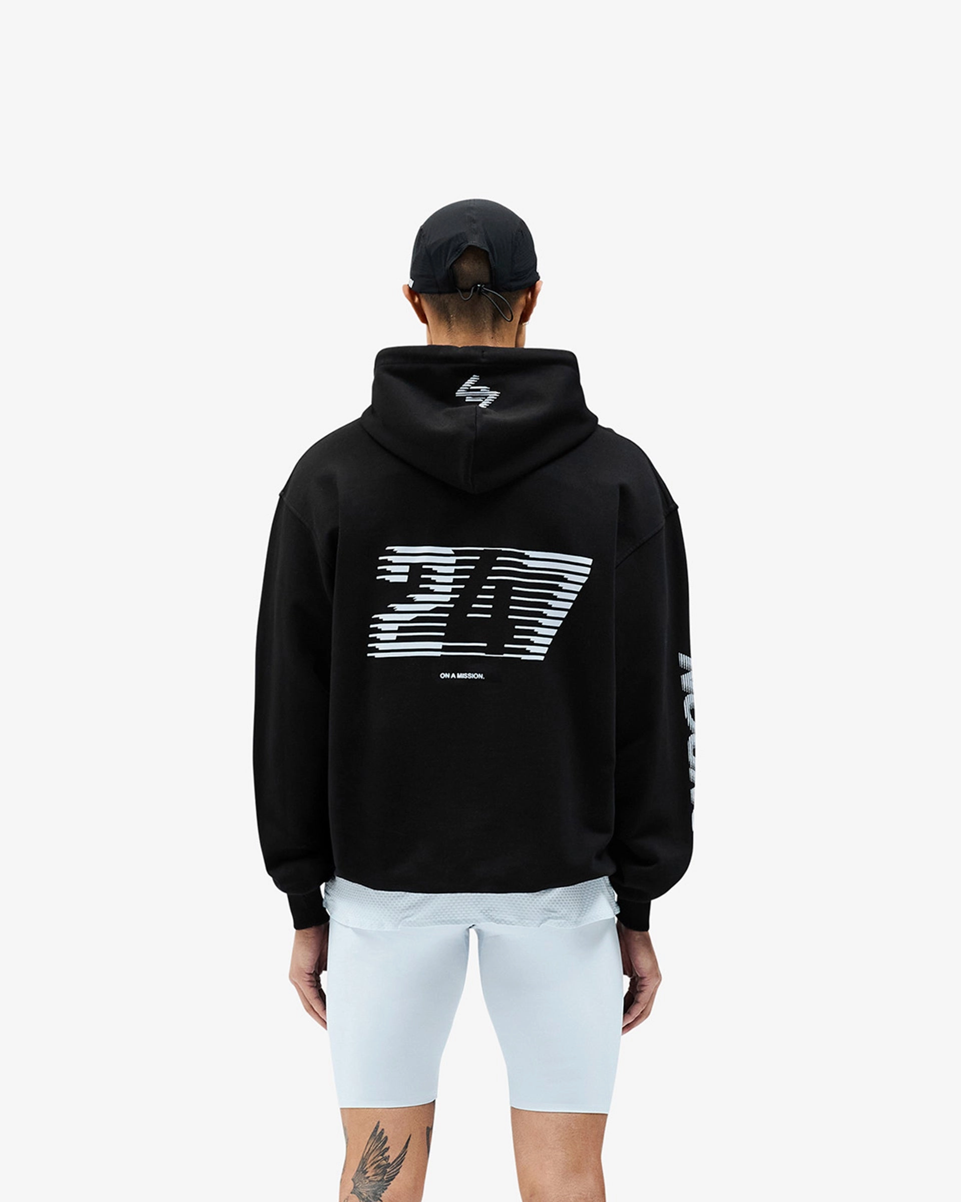 247?London Hoodie - Black Cultural inspiration