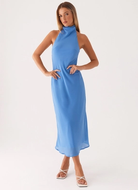 Breezy Style Shelly Midi Dress - Azure