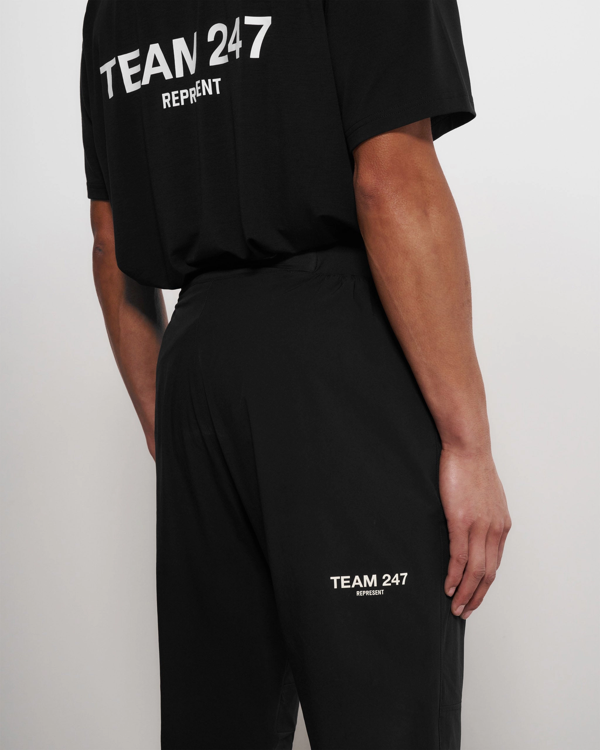 Elastic Fit Team 247 Training Pant - Black