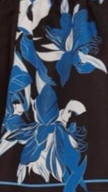 Michelle Mini Dress - Black / Blue Perfectly Styled