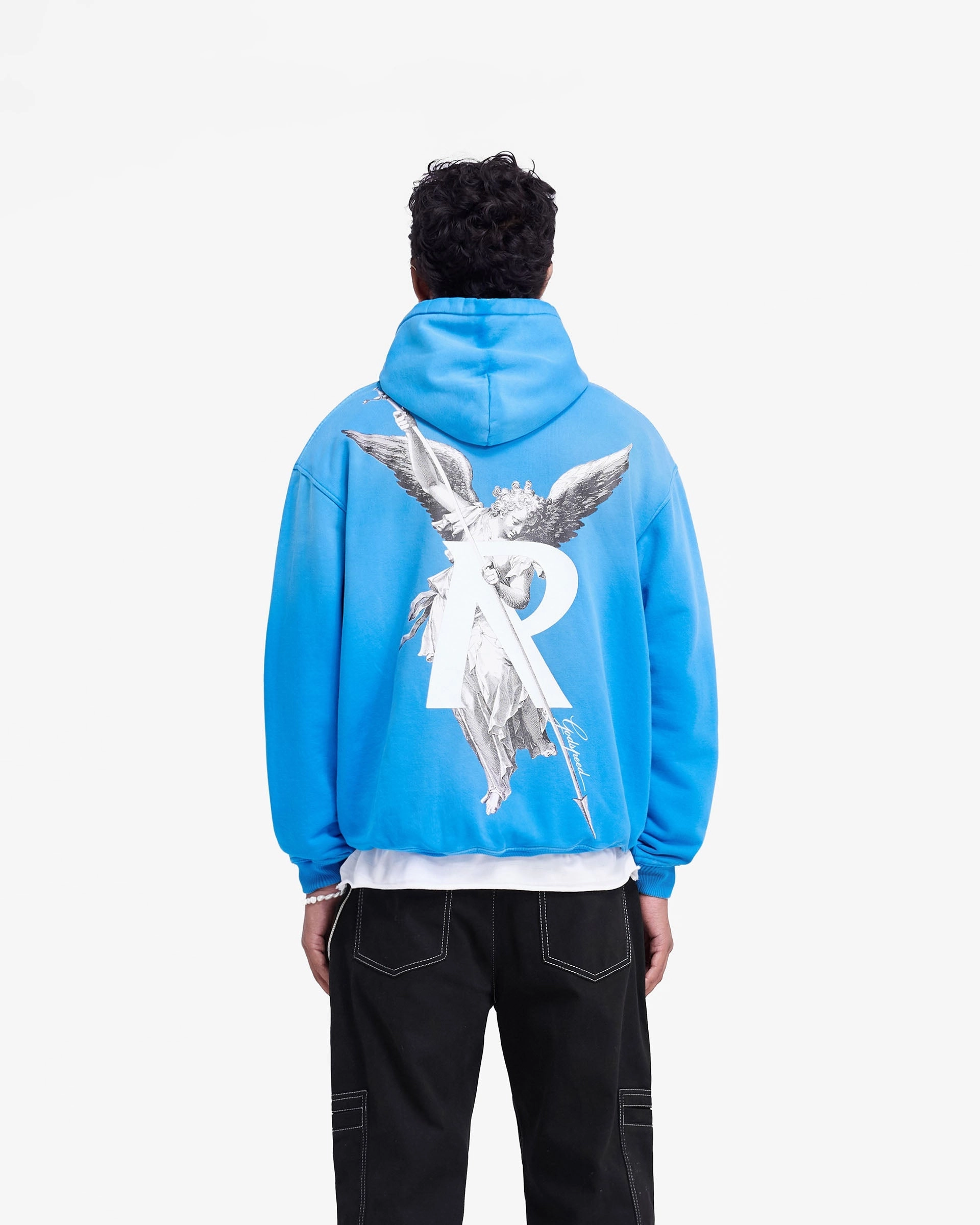 skateboard ride Archangel Hoodie - Electric Blue