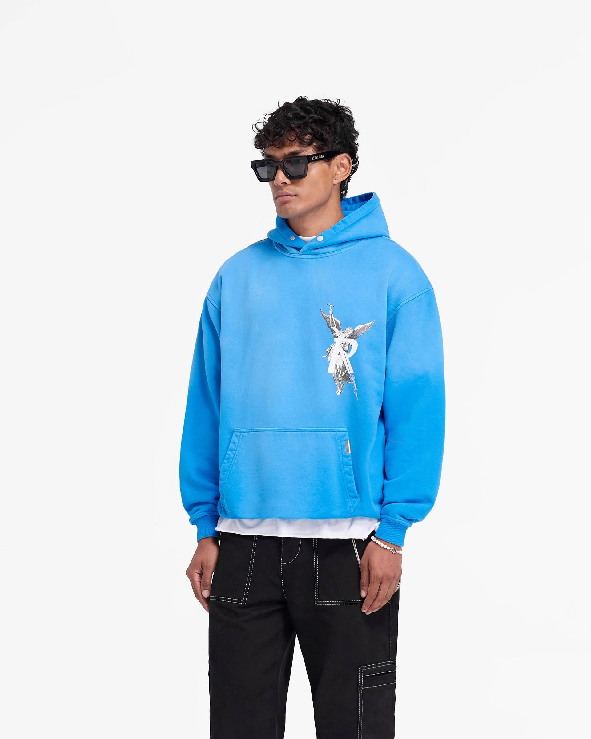 Monkey like Archangel Hoodie - Electric Blue