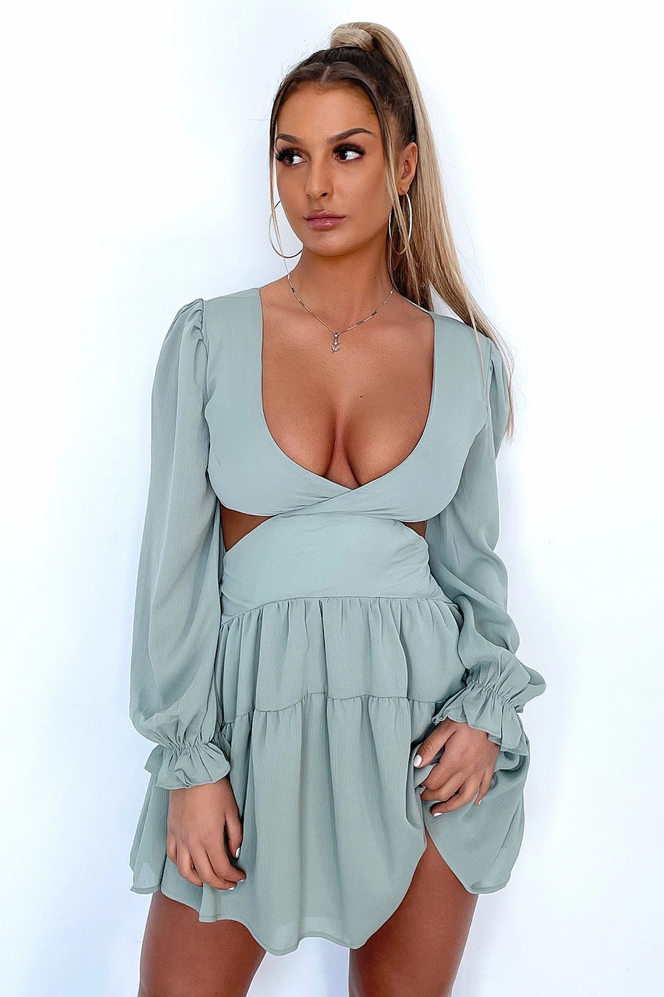 Avalon Dress - Sage Daily Mood Delicate Touch