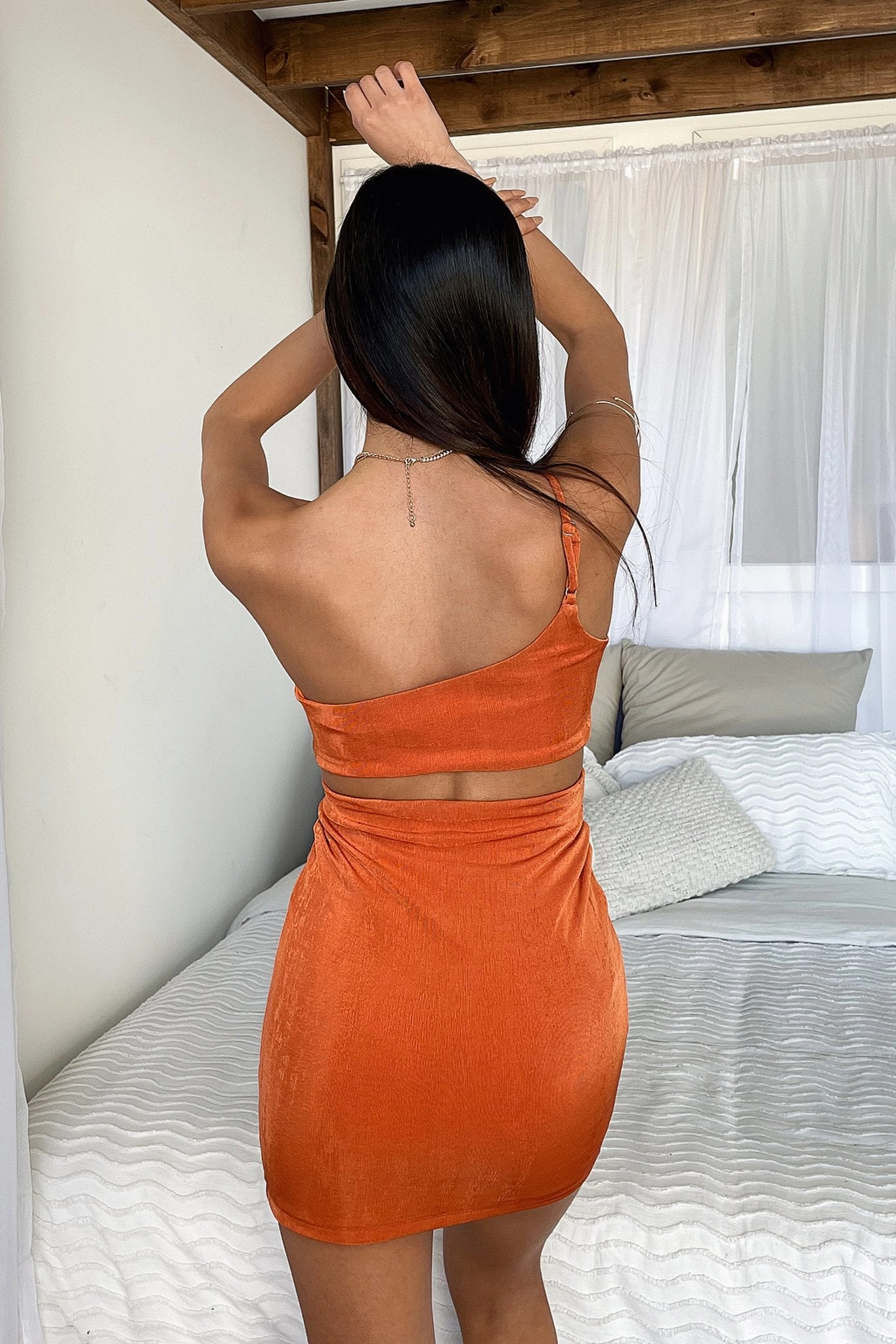 Semi Formal Mario Dress - Orange
