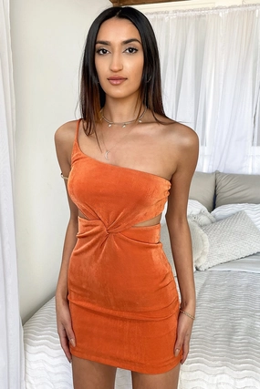 Mario Dress - Orange Fresh Aesthetic