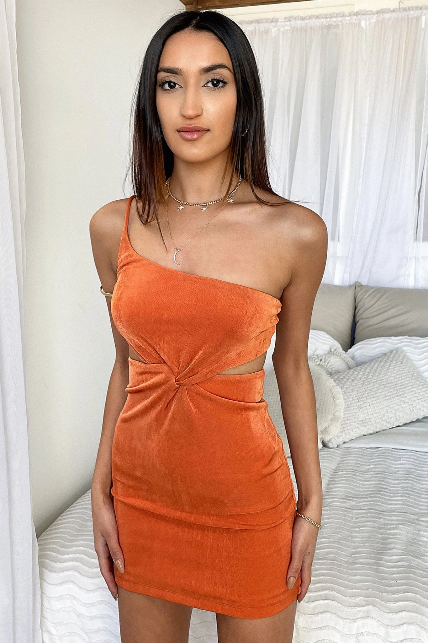 Mario Dress - Orange Fresh Aesthetic