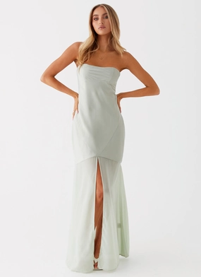 Brea Maxi Dress - Sage Retro Mood