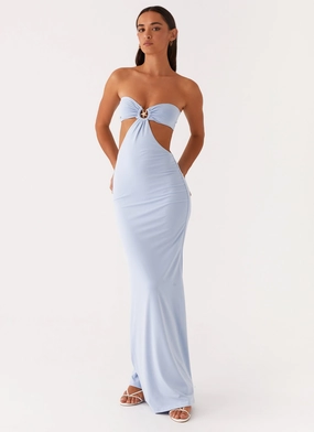 Tatiana Maxi Dress - Blue Festival-Ready Maximalist-Trend