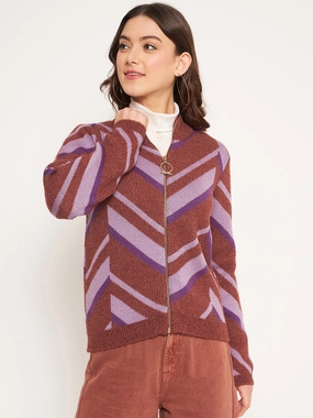 Madame Coffee High Neck Sweater Trendy Comfort Multi Layer Insulation