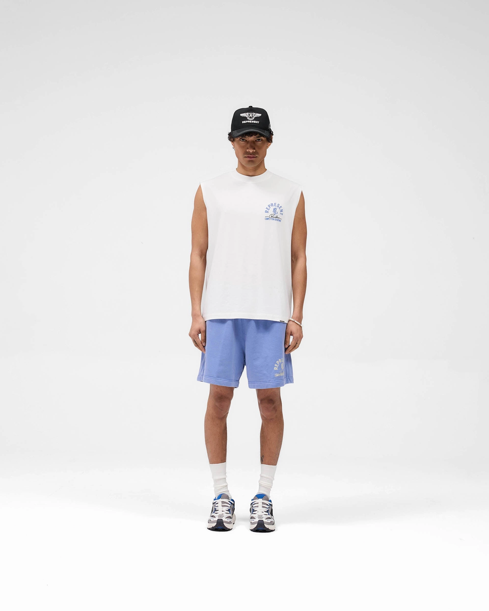 young adults stain - resistant Competition Department Shorts - Bright Blue