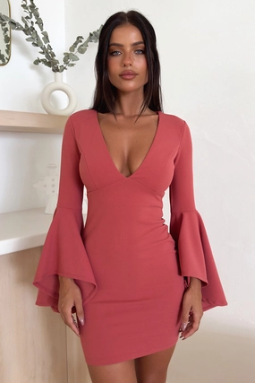 Vibrant pattern Constance Dress - Plum