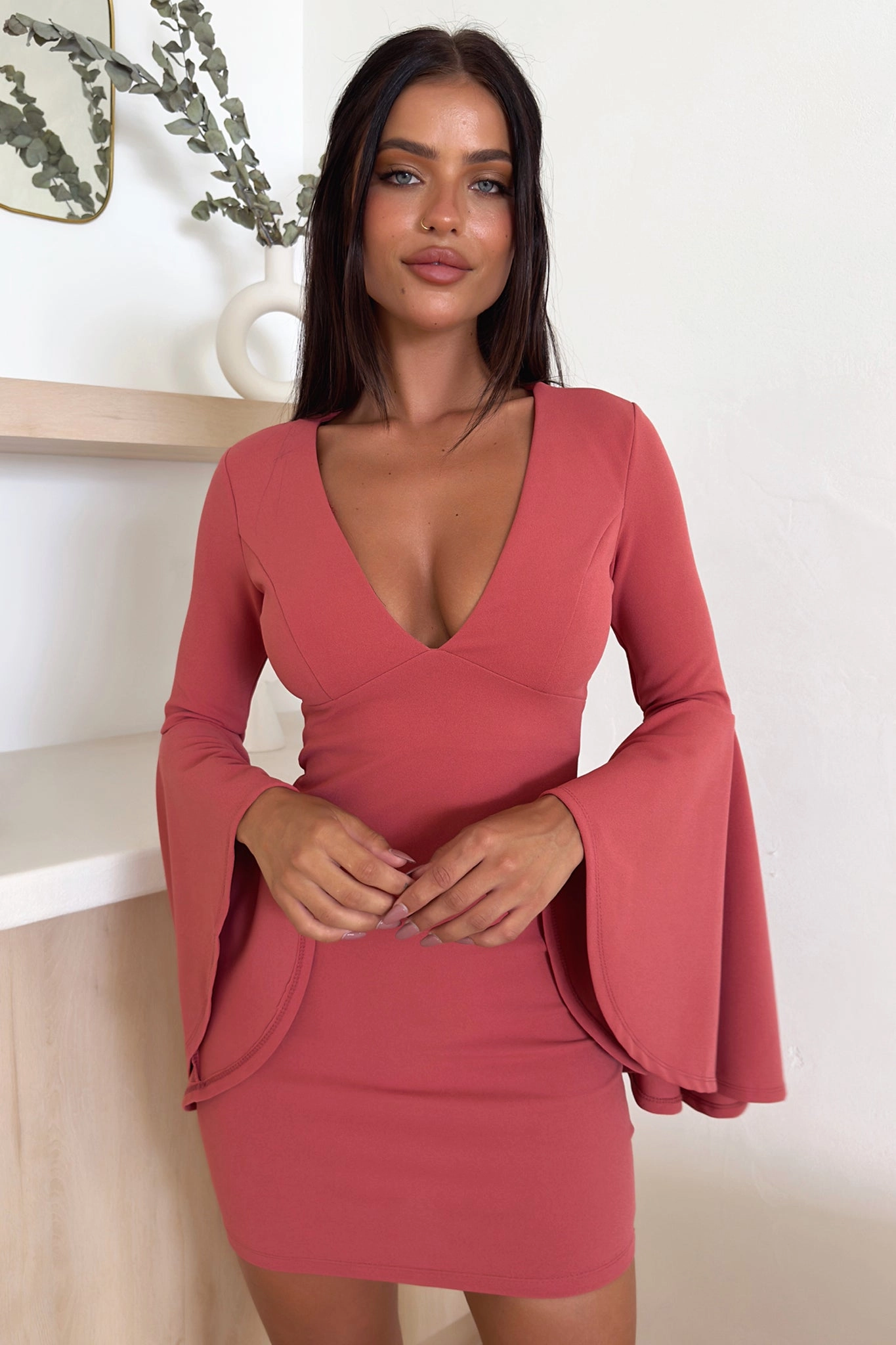 All-Occasion Look Perfect Fit Constance Dress - Plum