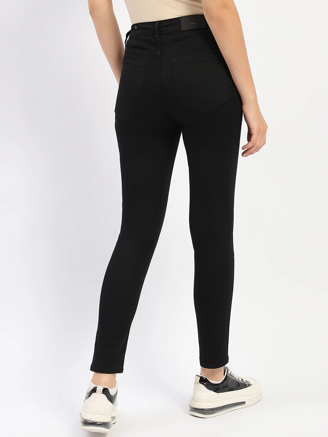 Madame Light Washed Charcoal Skinny Jeans Low Effort
