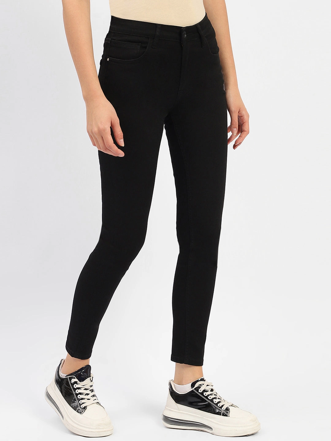 Madame Light Washed Charcoal Skinny Jeans Sharp Vibe