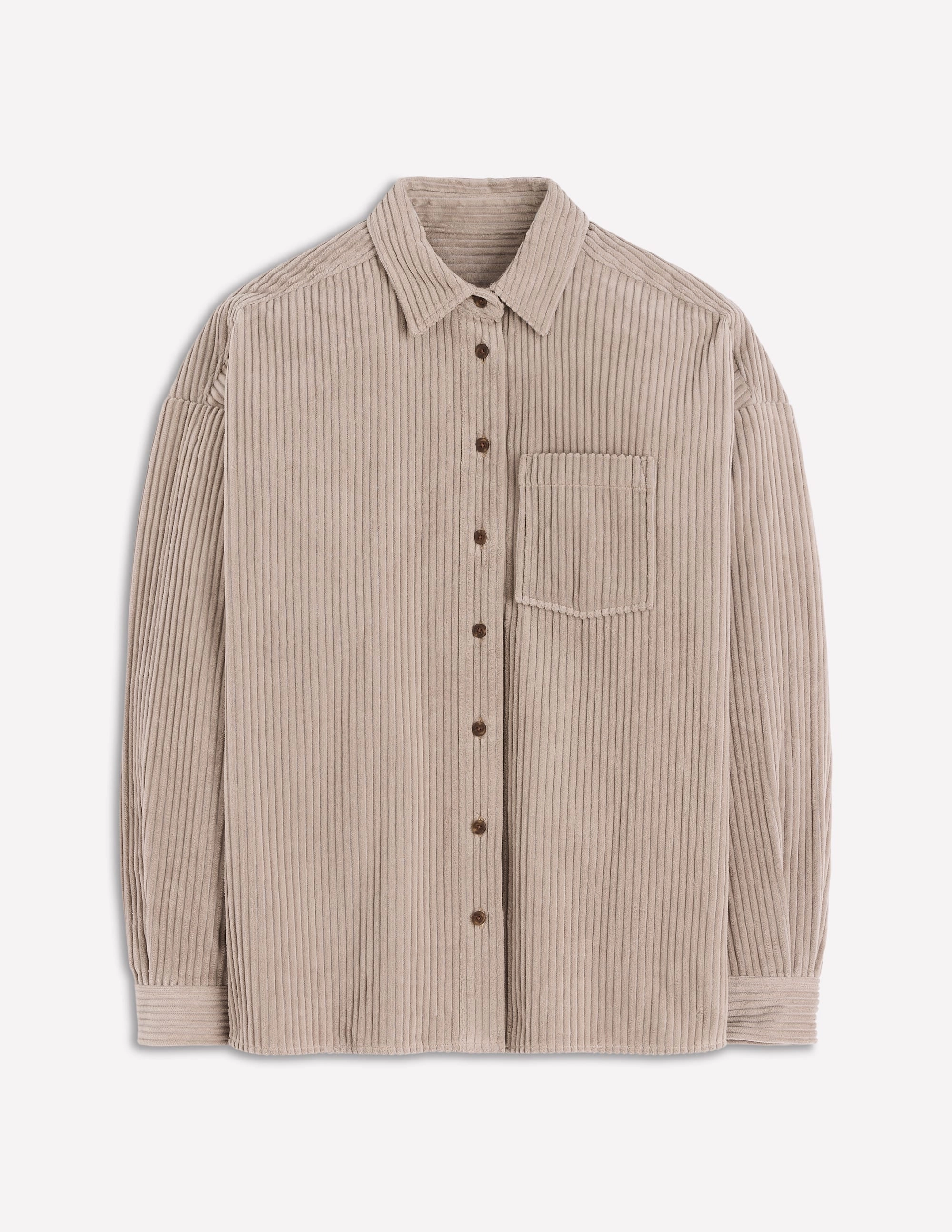 Cord Overshirt-Nutmeg Everyday Essential