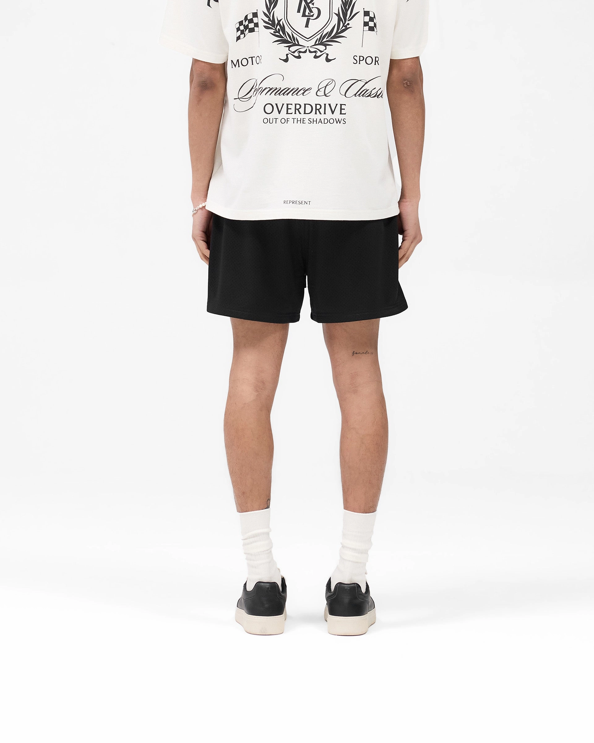 Flexible Movement Home Style Mesh Short - Jet Black