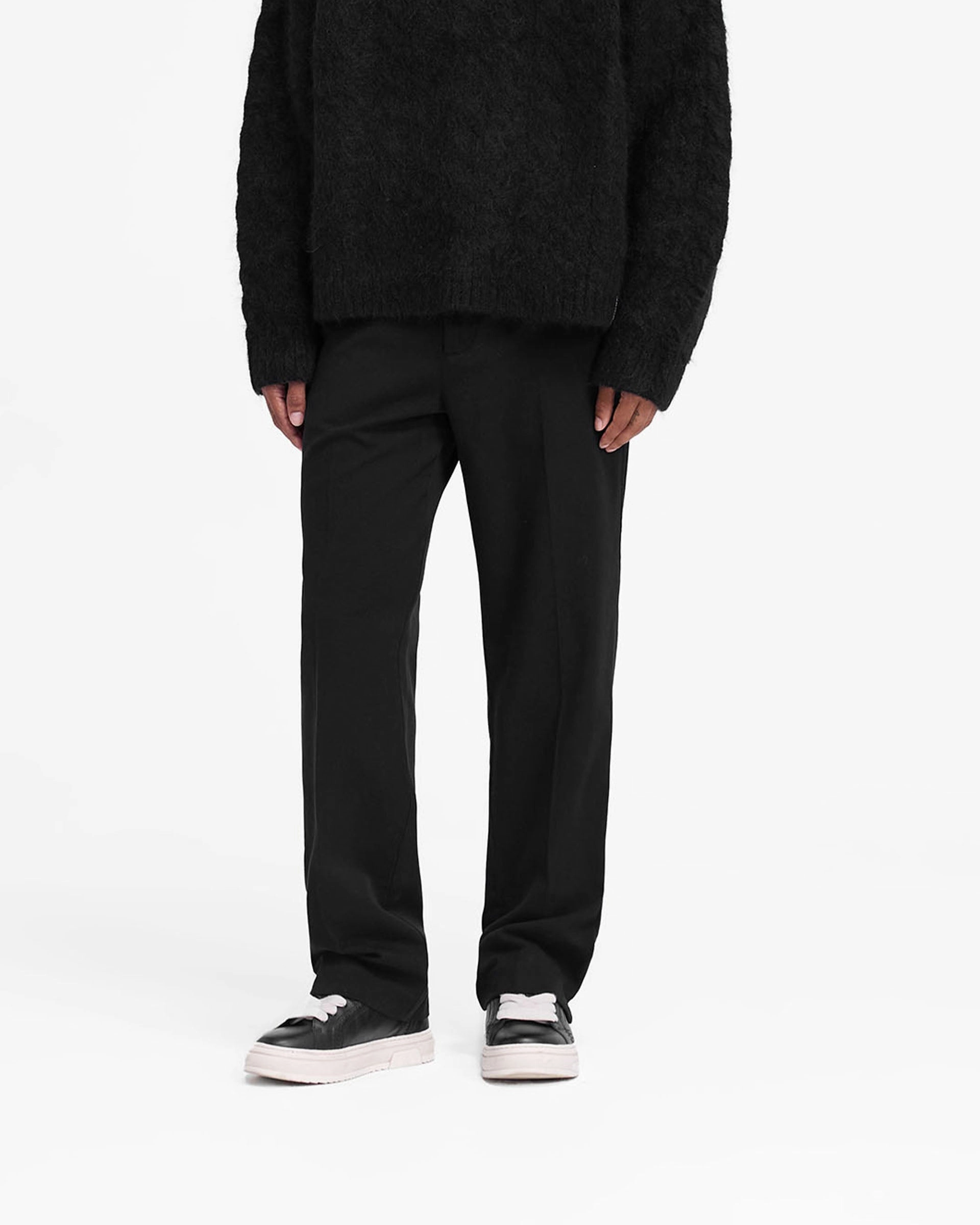 SecureCargoPockets Cotton Pant - Black