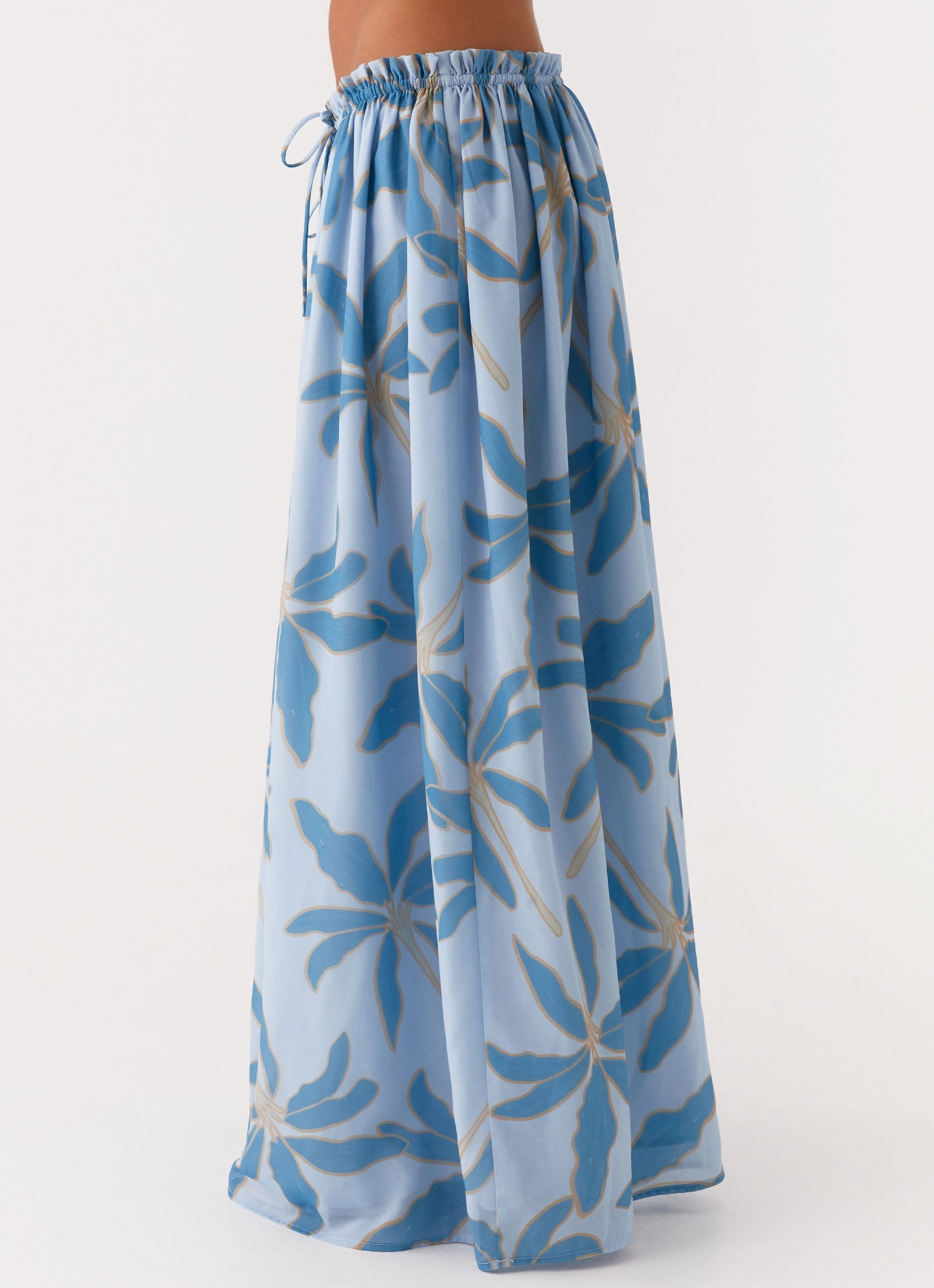 Zaya Maxi Skirt - Opulent Blue Sustainable Innovation Reimagined Classic