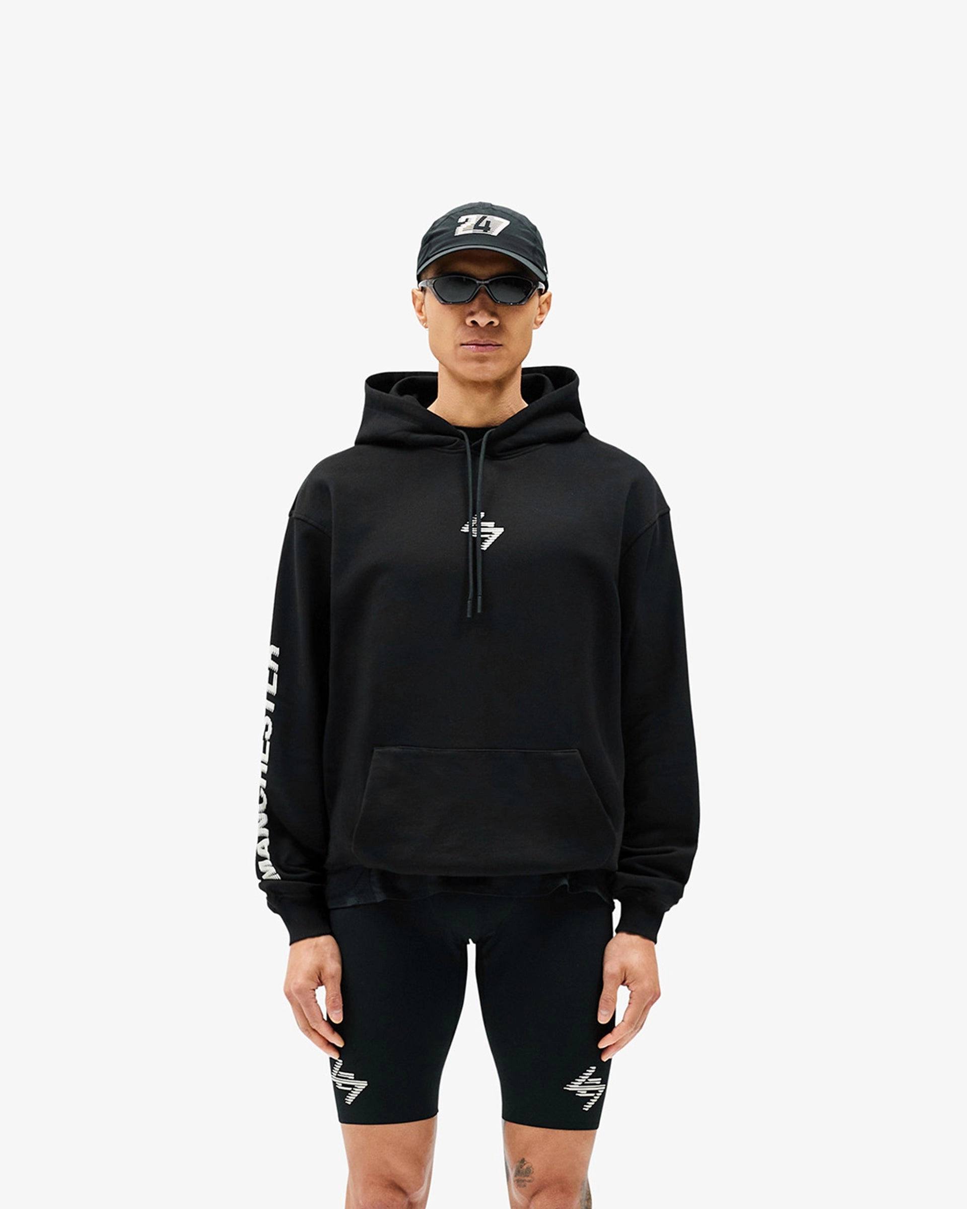 Streetwear 247?Manchester Hoodie - Black