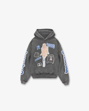 Modern Design Question Your Innocence Hoodie - Vintage Grey