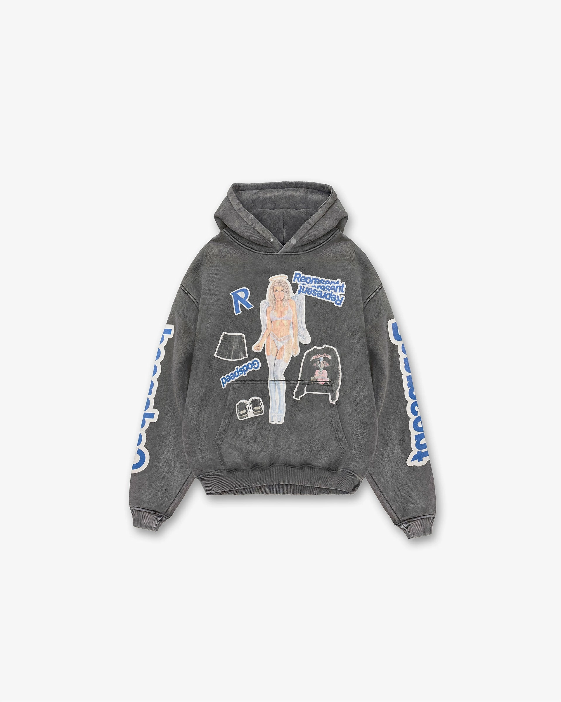 Modern Design Question Your Innocence Hoodie - Vintage Grey