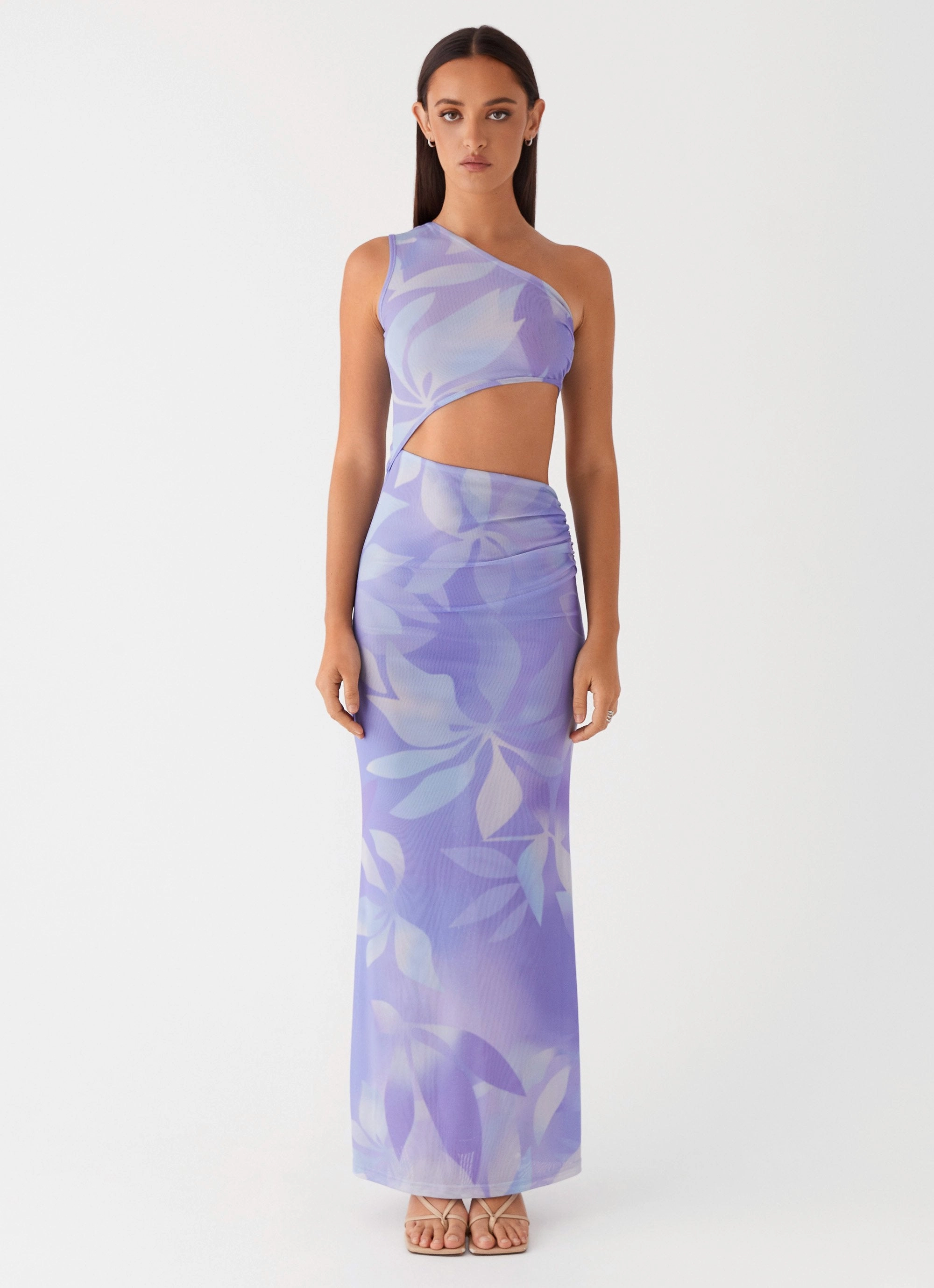 Shadows In The Sun Mesh Maxi Dress - Purple Rain Smart Fashion