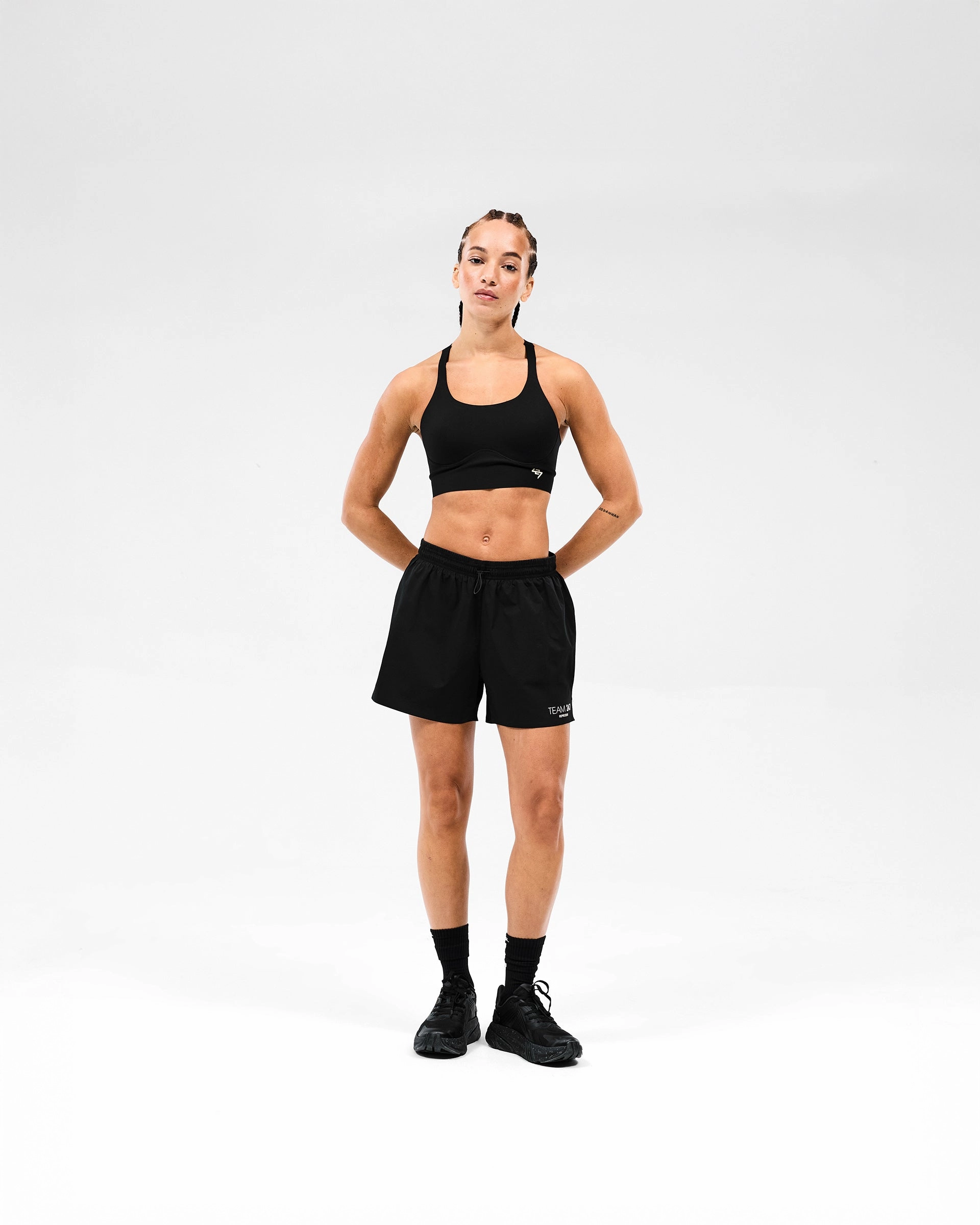 Recycled Polyester 247 Training Short - Black