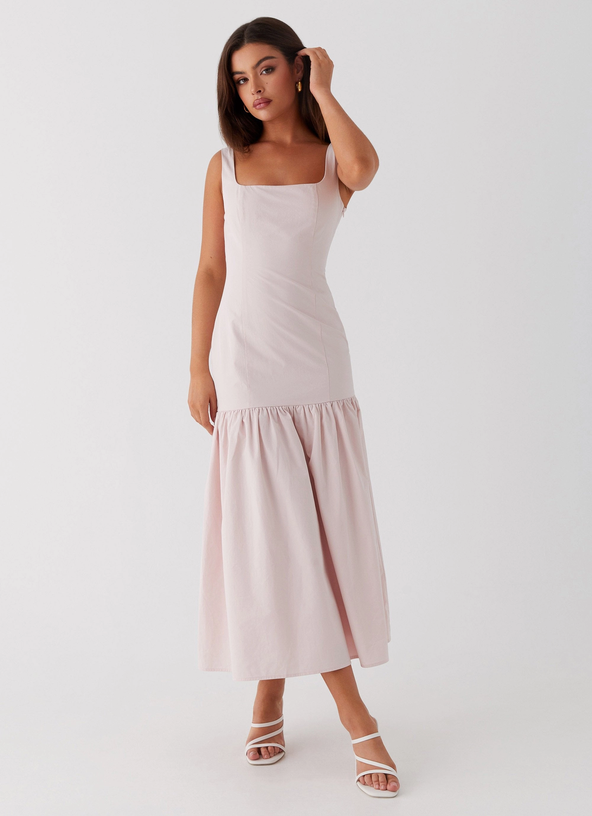 Form Focus Ladylike Midi Dress - Pink