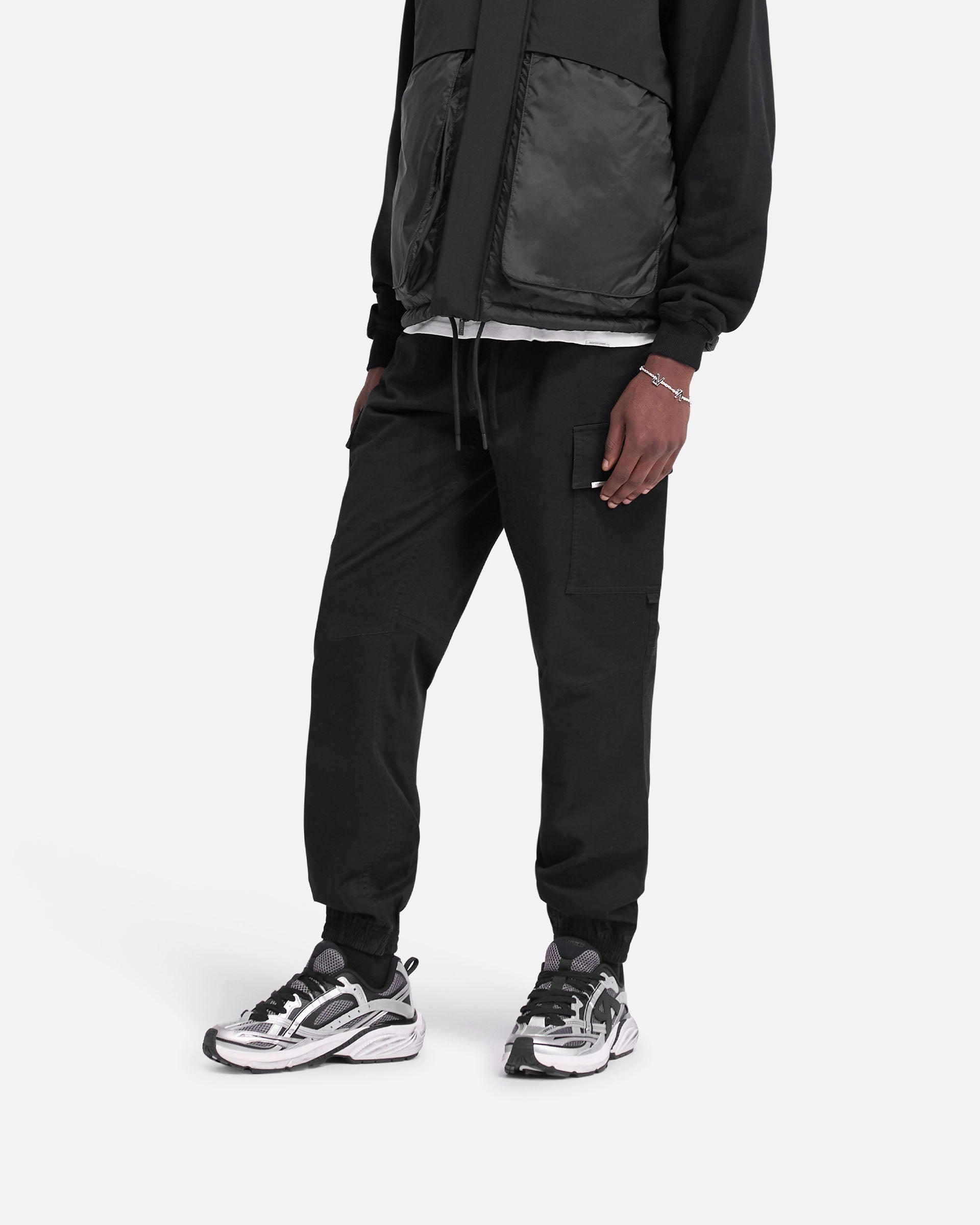 Training Comfort Cuffed Cargo Pant - Black