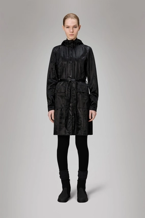 Snap Button Curve Long Jacket
