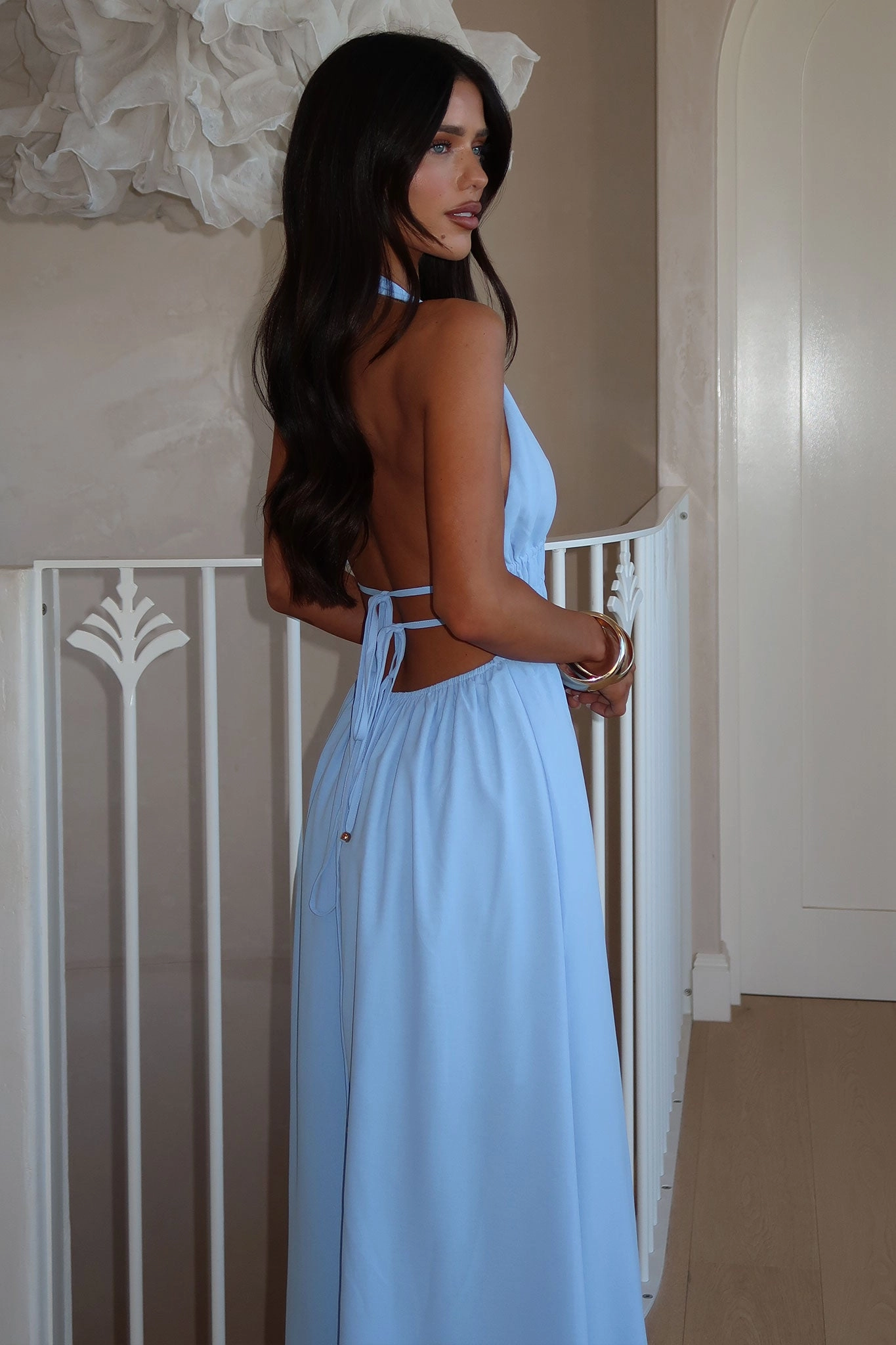 Arien Maxi Dress - Blue Comfy Look