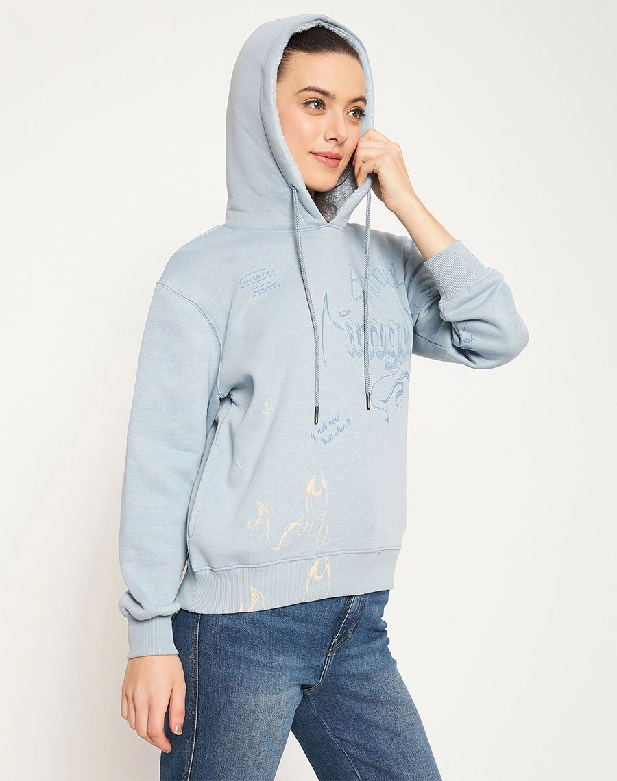 Madame Celeste Printed Sweatshirt Basic Wear packable