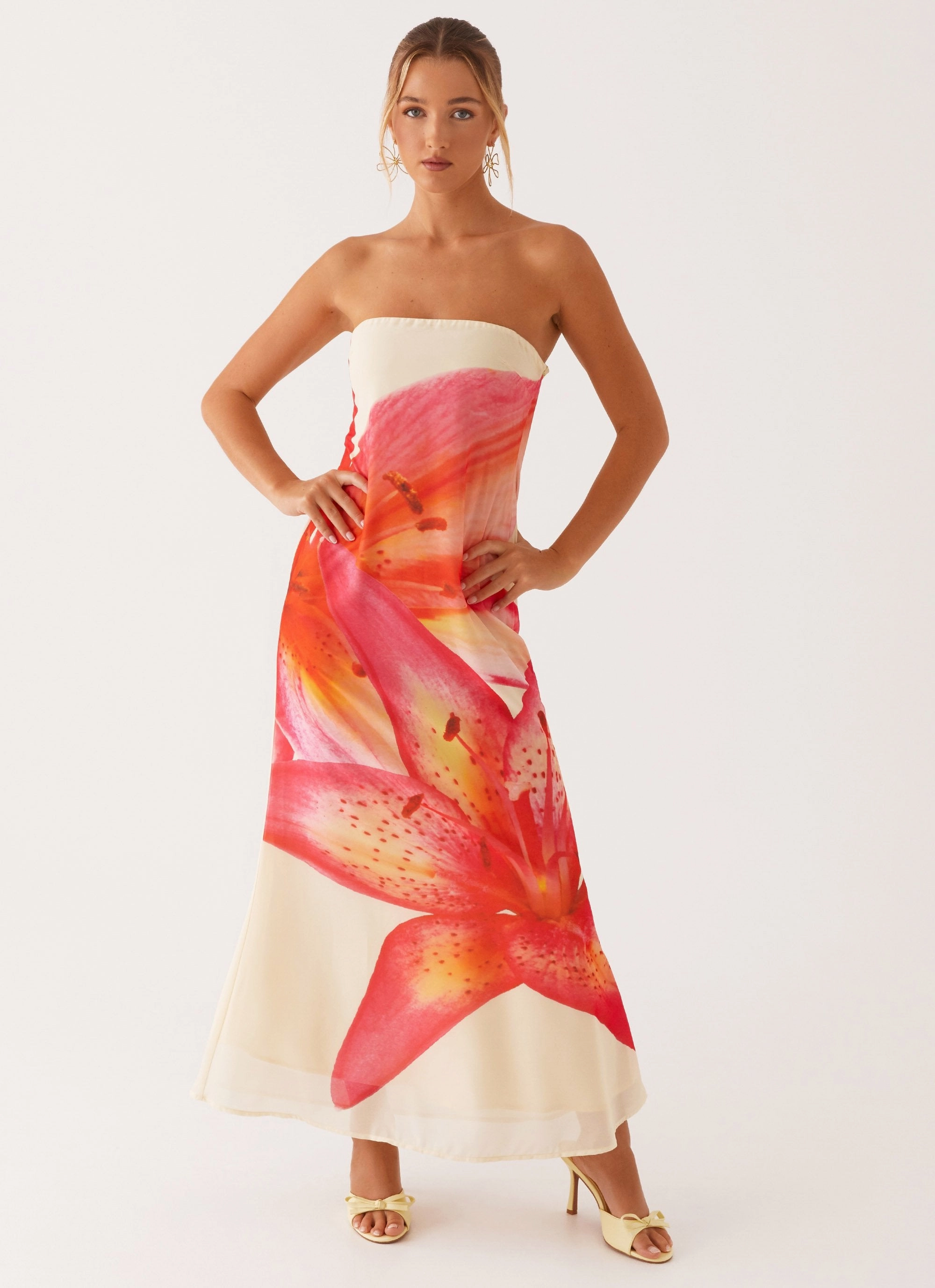 Bold Touch Darcy Maxi Dress - Yellow Floral