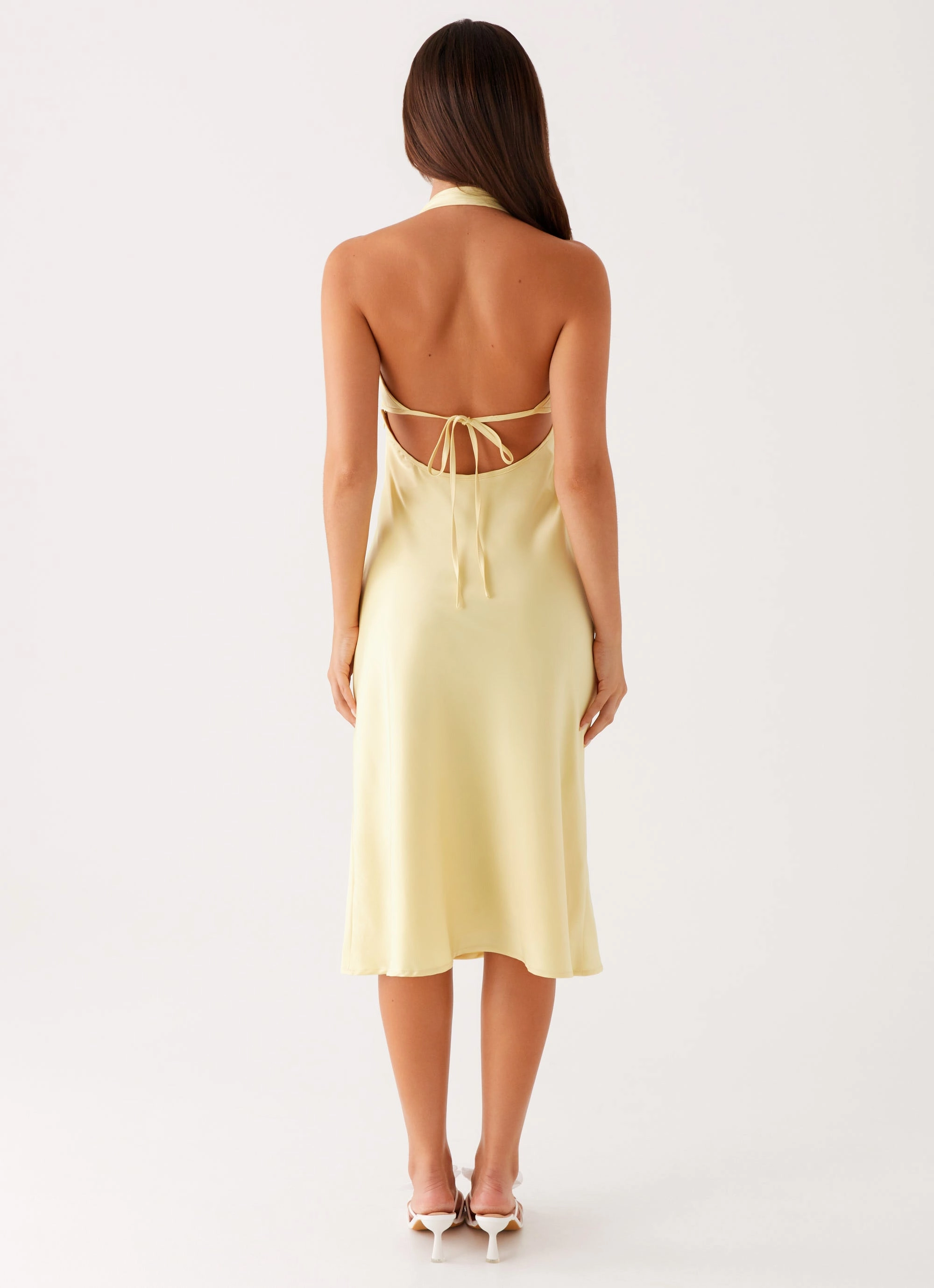 Chilly Weather Wear Davies Midi Dress - Yellow