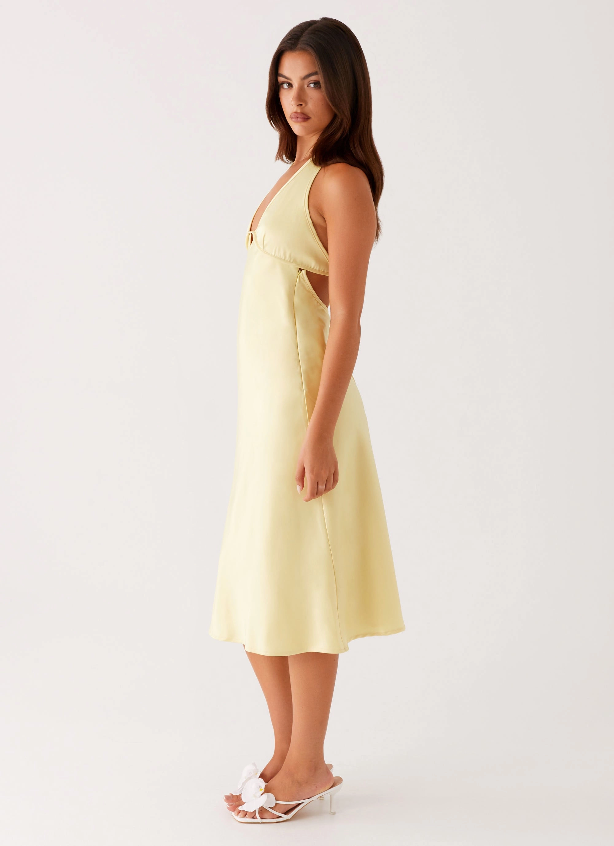 Davies Midi Dress - Yellow All Fit Style