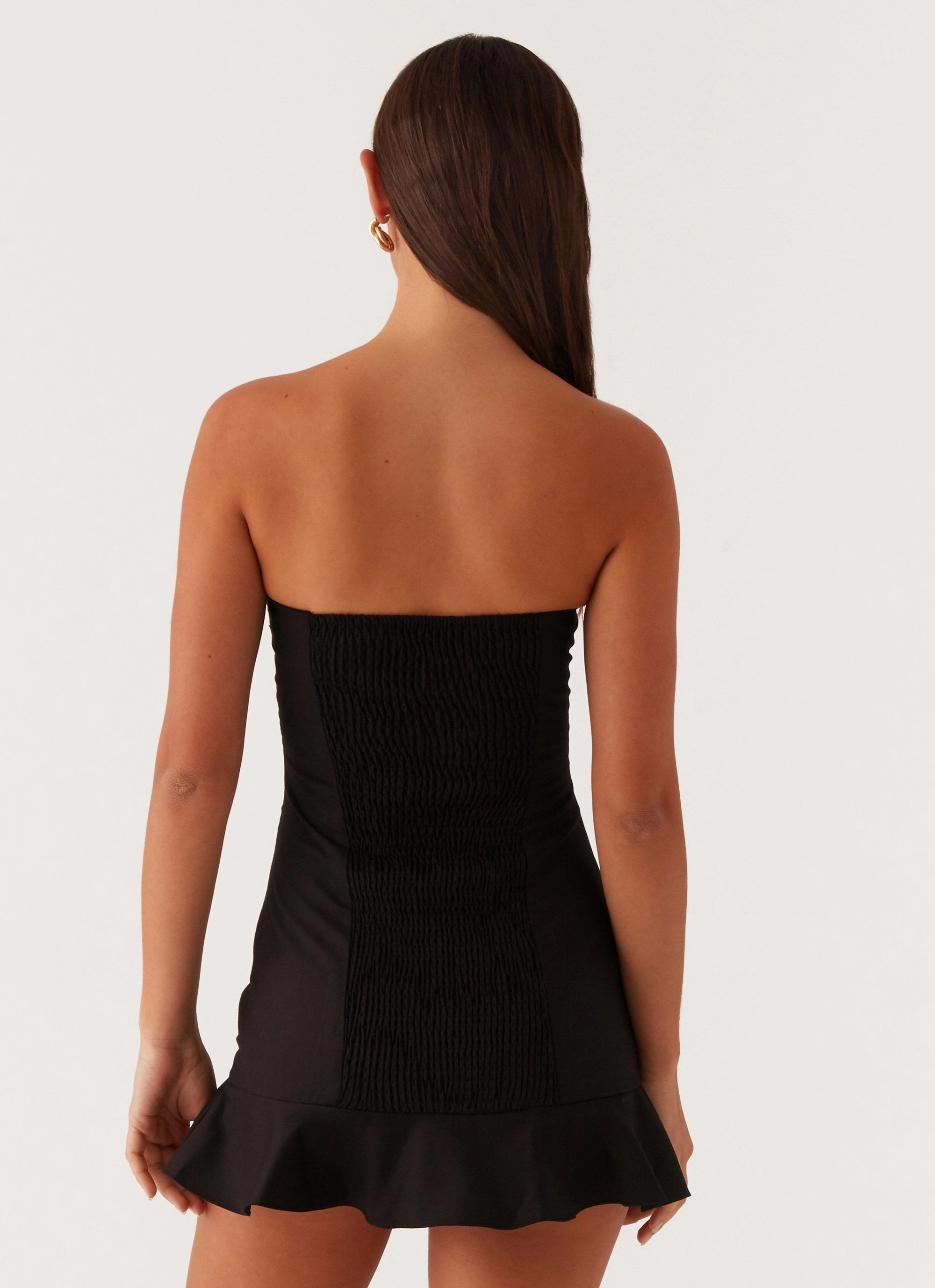 Effortless Vibe Delmi Bustier Mini Dress - Black