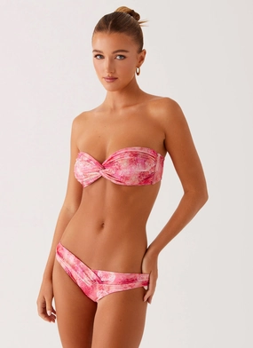 Beach Apparel Reef Safe Materials Delta Bikini Bottoms - Flamingo Fling
