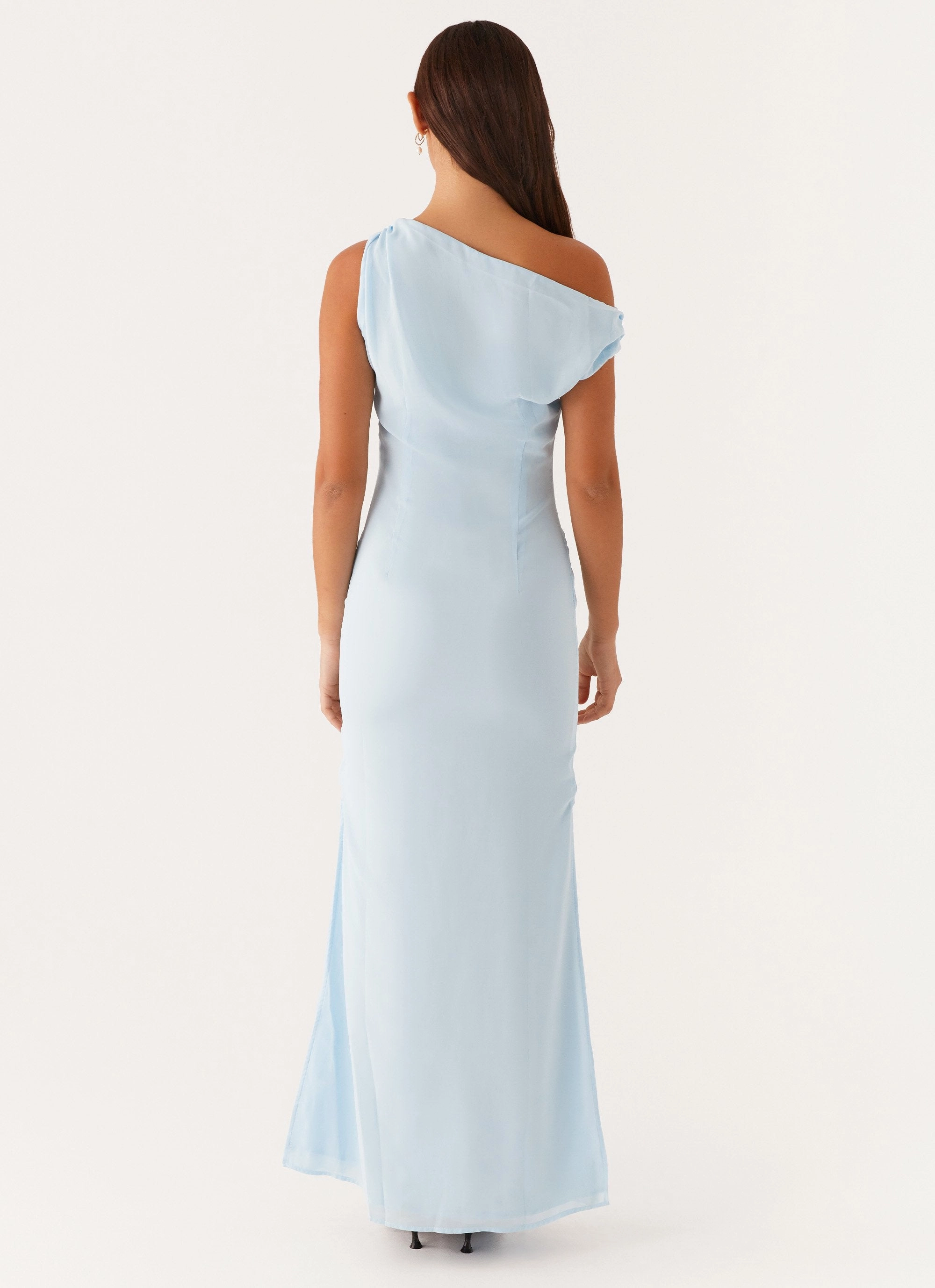 Bohemian-Style Dinner Date Maxi Dress - Blue