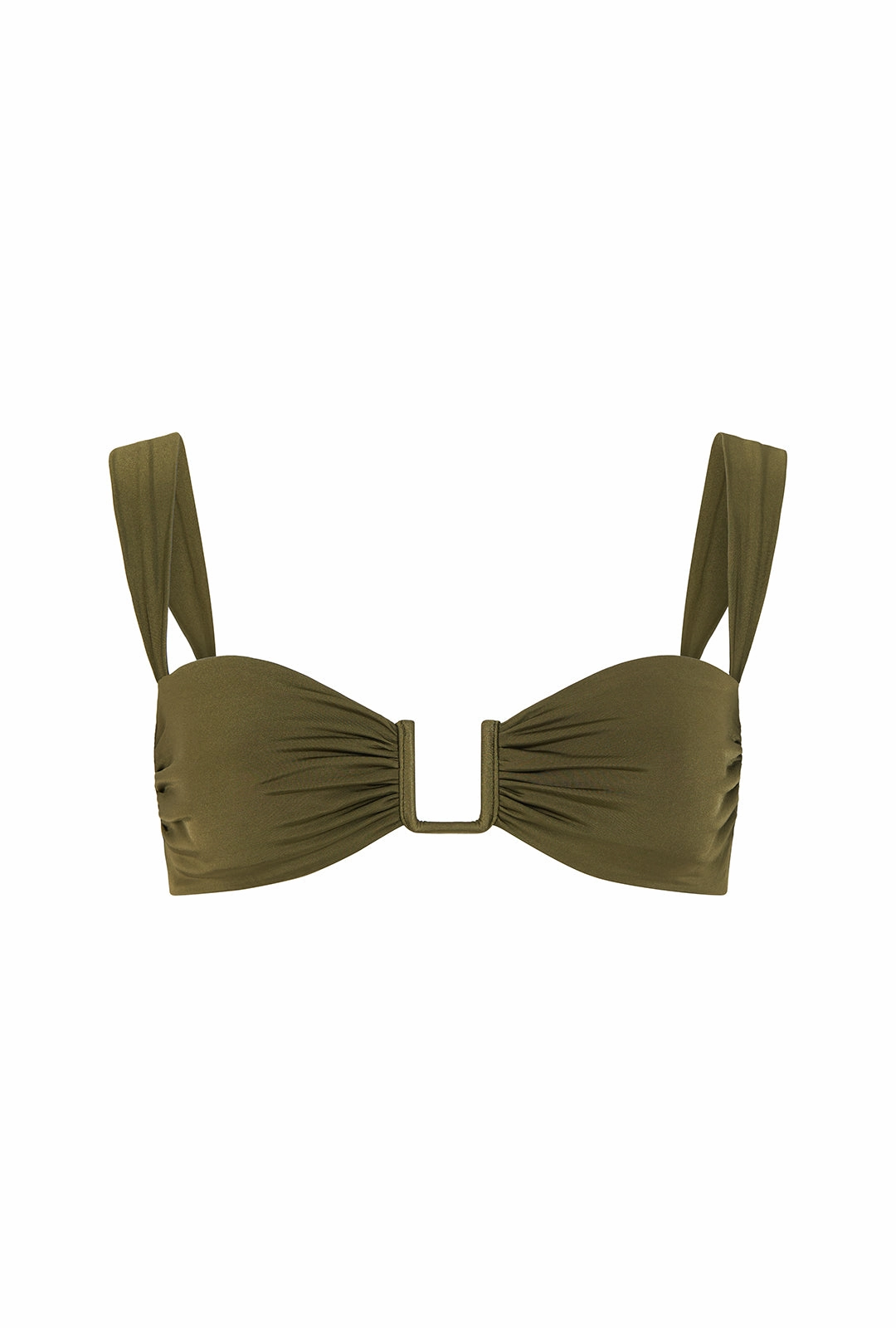 Water Escape Drag Reduction Design Cannes Top - Olive Shine