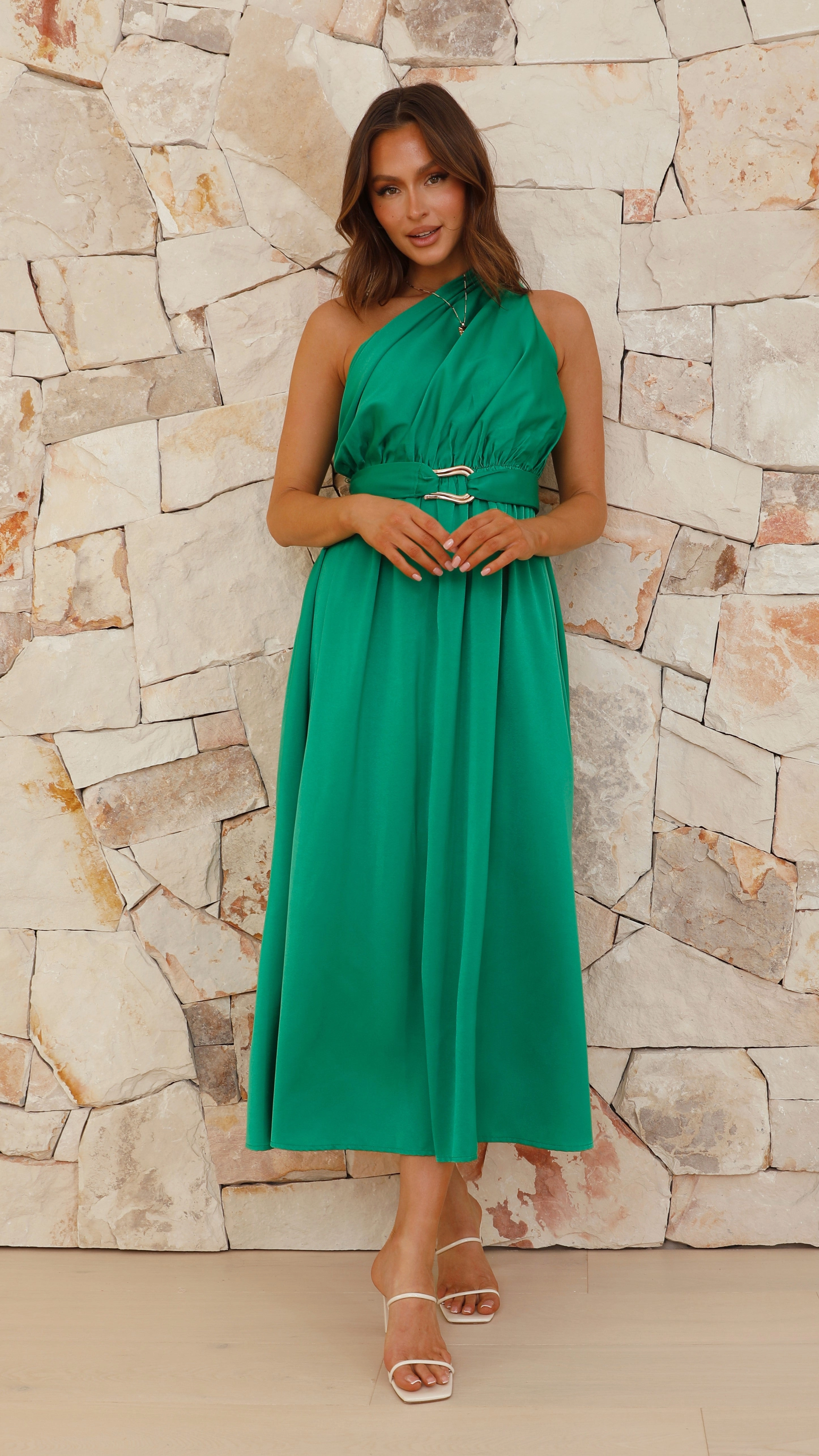 Comfy Flex Hadas Maxi Dress - Green