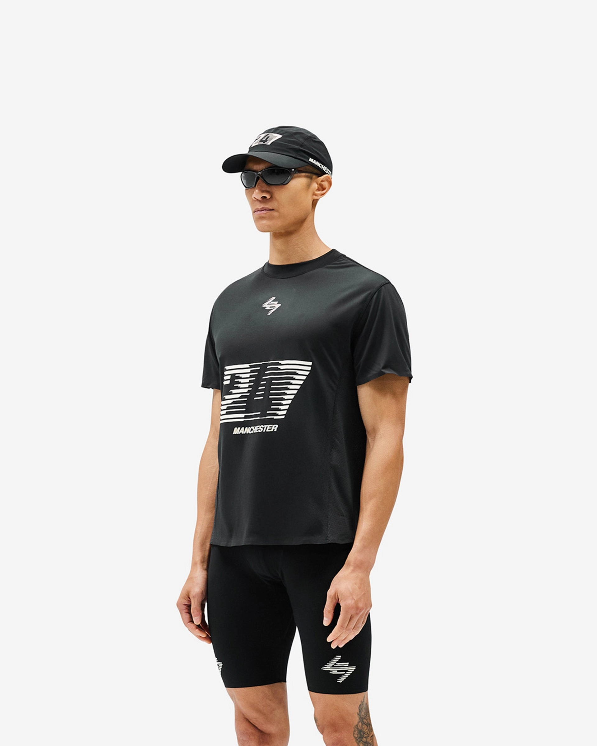 247 Manchester T-Shirt - Black Casual Flex Design