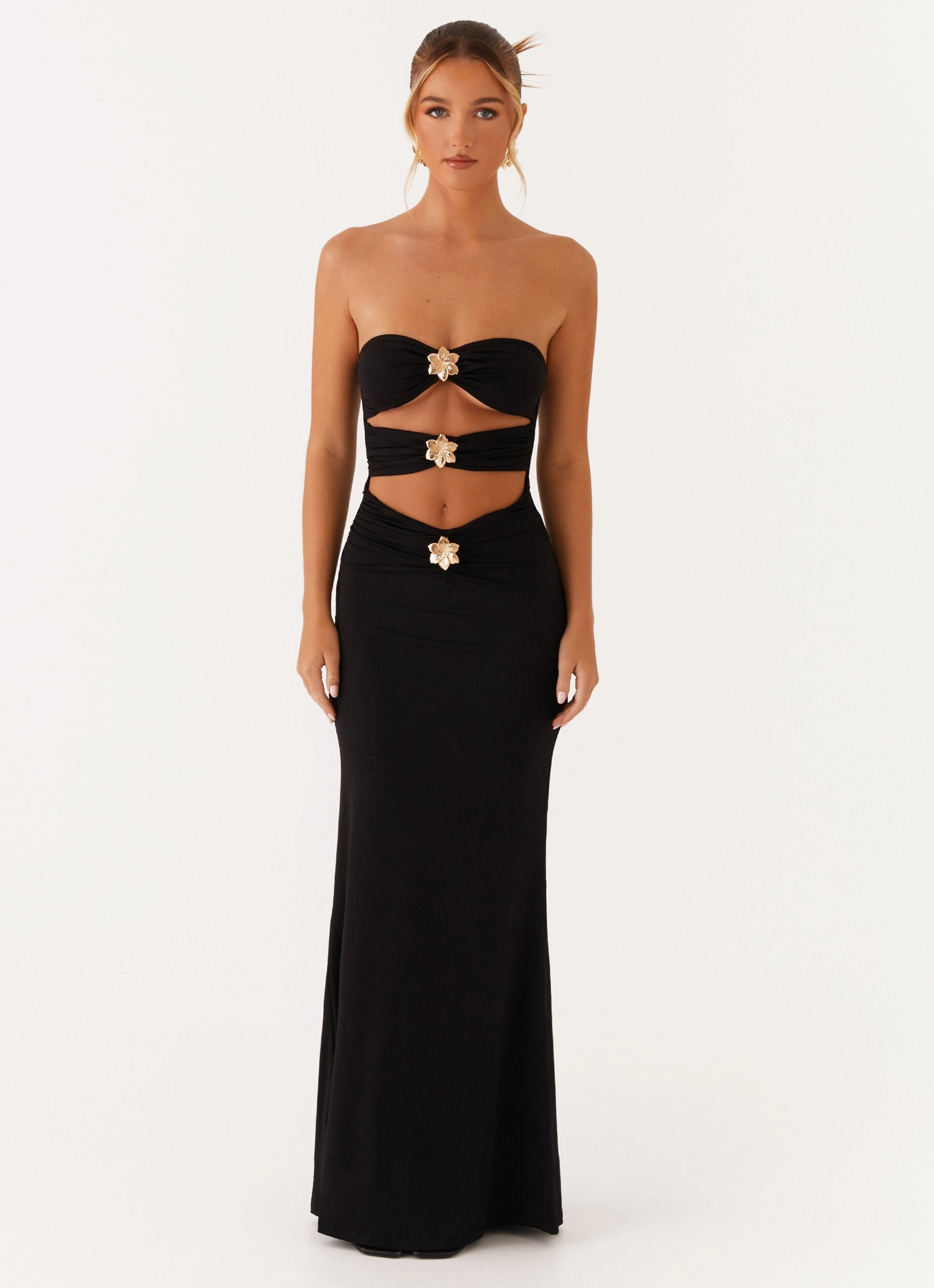 Japan Cool Save Me Maxi Dress - Black