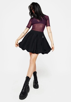 Clean Fit Aranya Puff Micro Mini Skirt