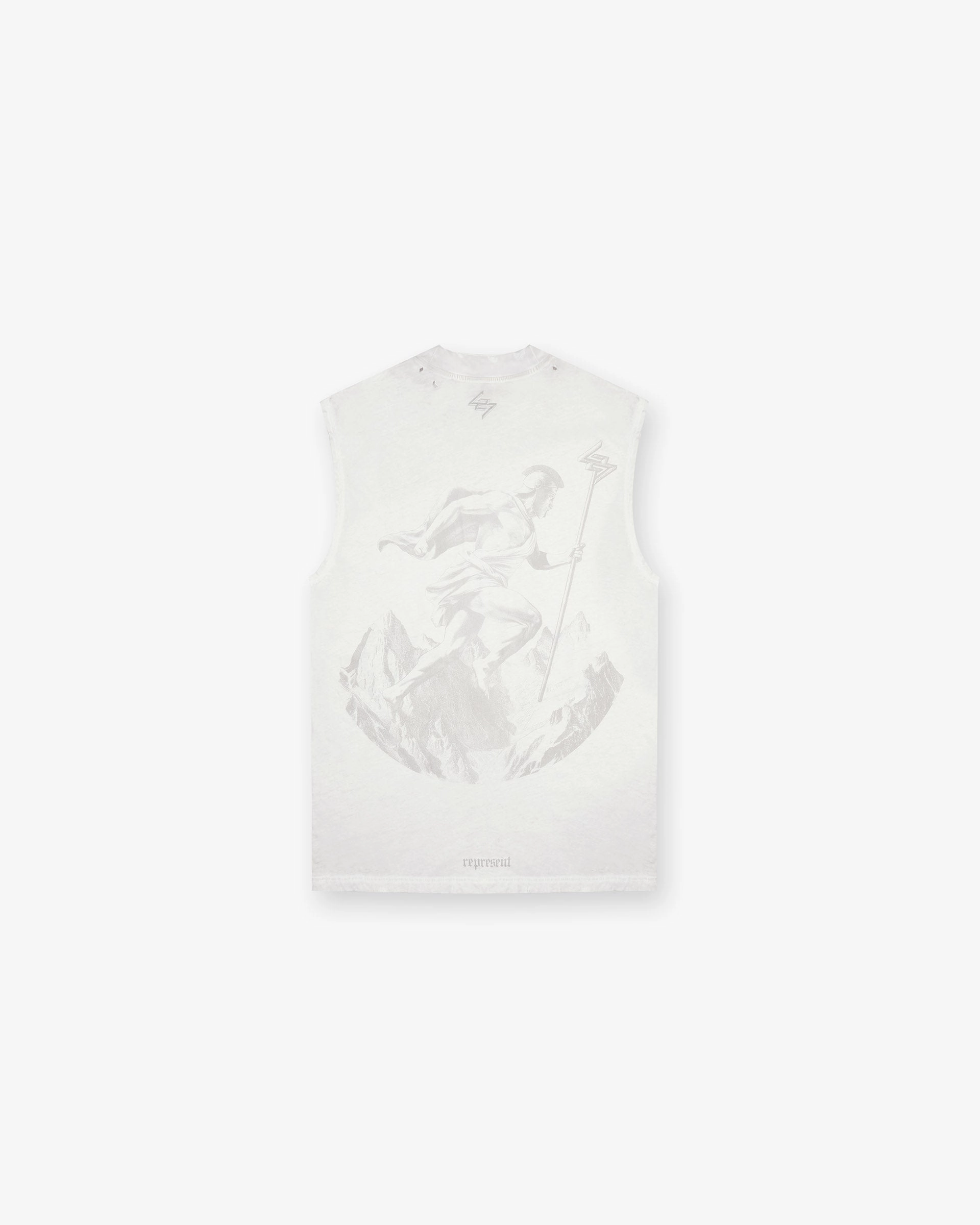 WG247 Tank - Washed Bleach sporty and comfortable Trendy Vibe