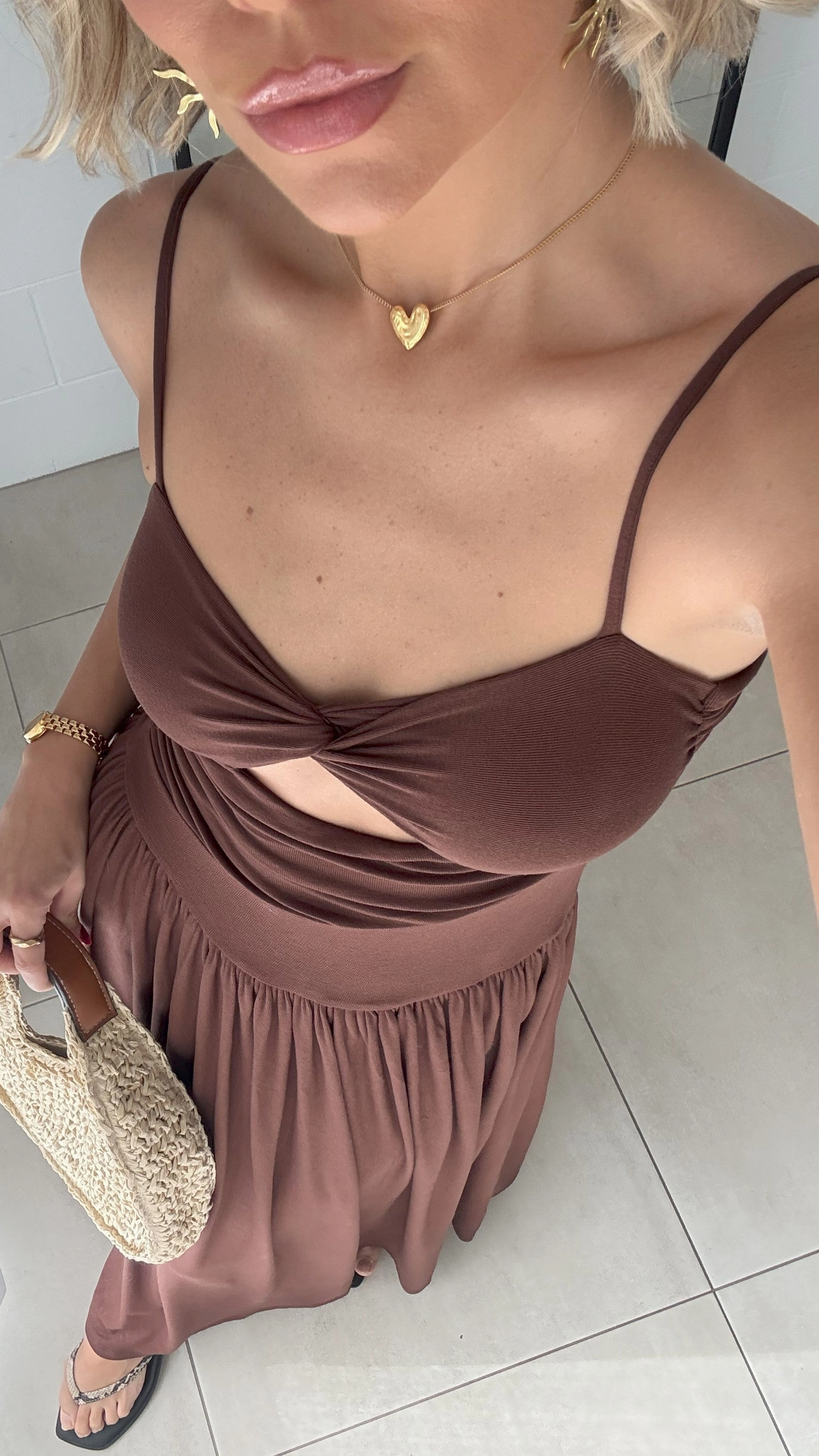 Libertine Maxi Dress - Chocolate Night Style